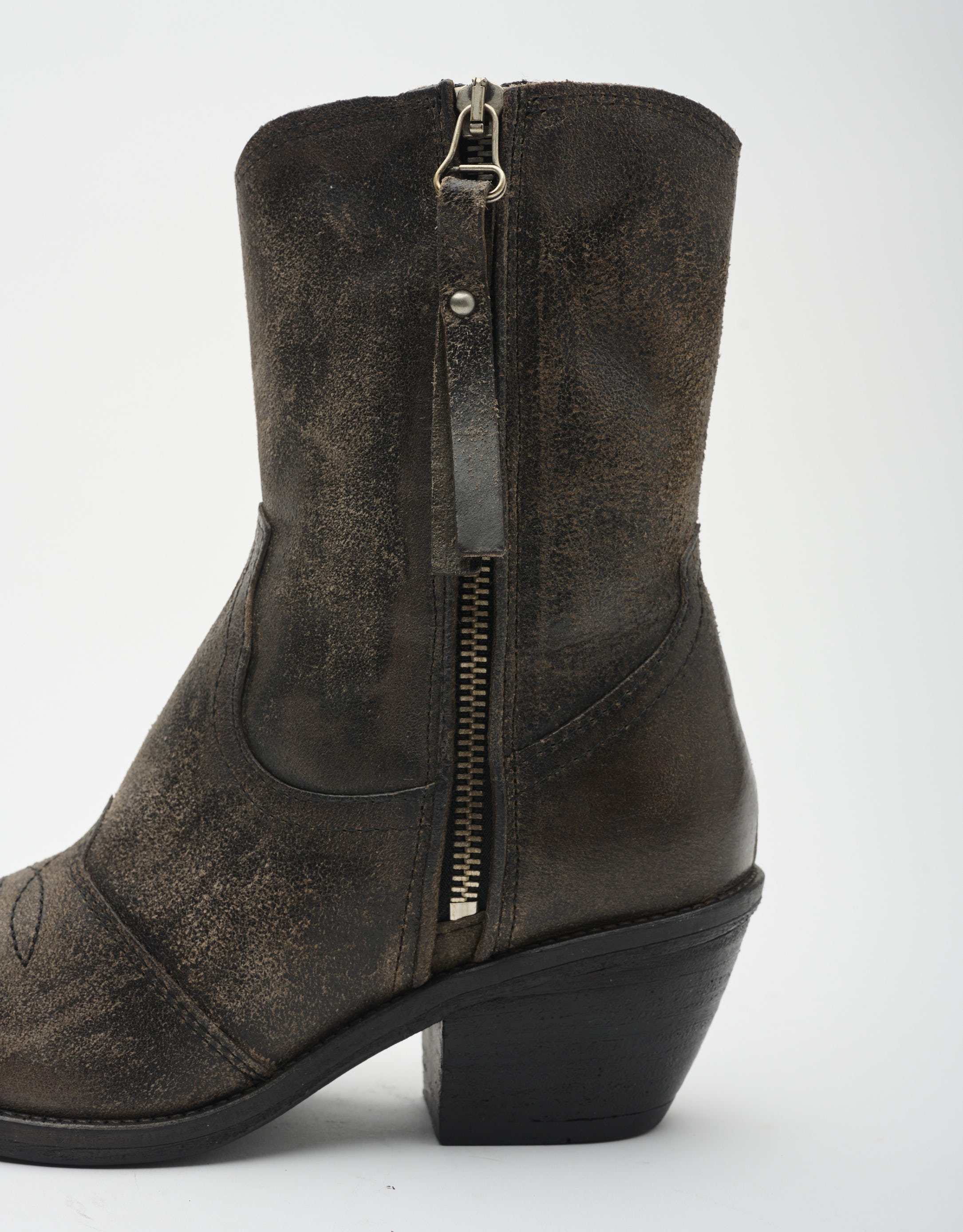 נעלי נשים - A.S. 98 - מגפונים מבריקים COUNTRY - חום3