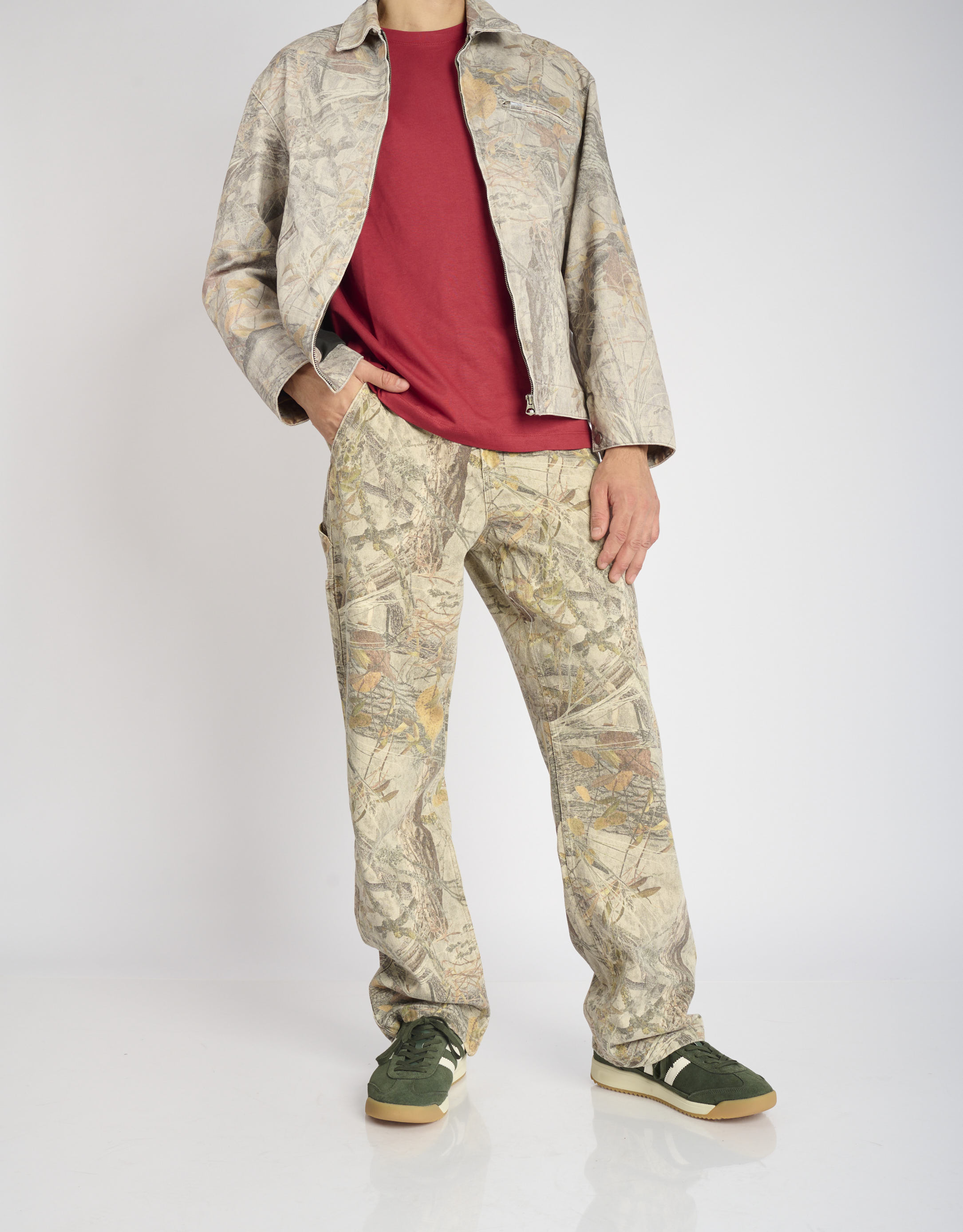 נעלי גברים - Gola - סניקרס זמש TORNADO 88 - ירוק2