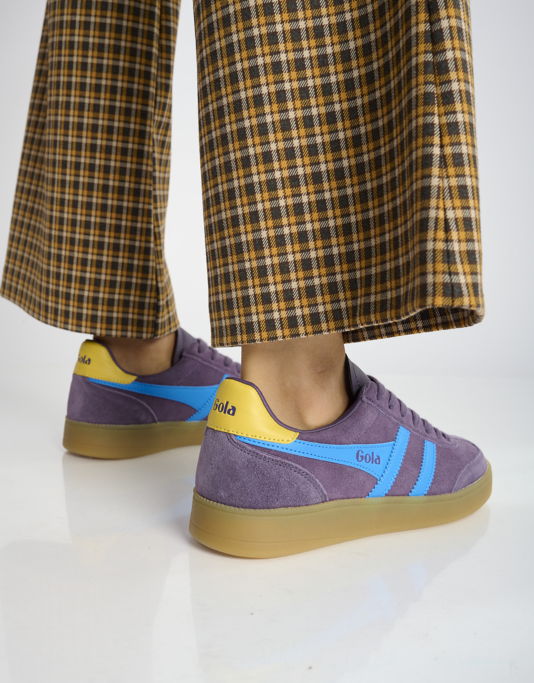 נעלי נשים - Gola - סניקס זמש צבעוני VIPER - סגול4