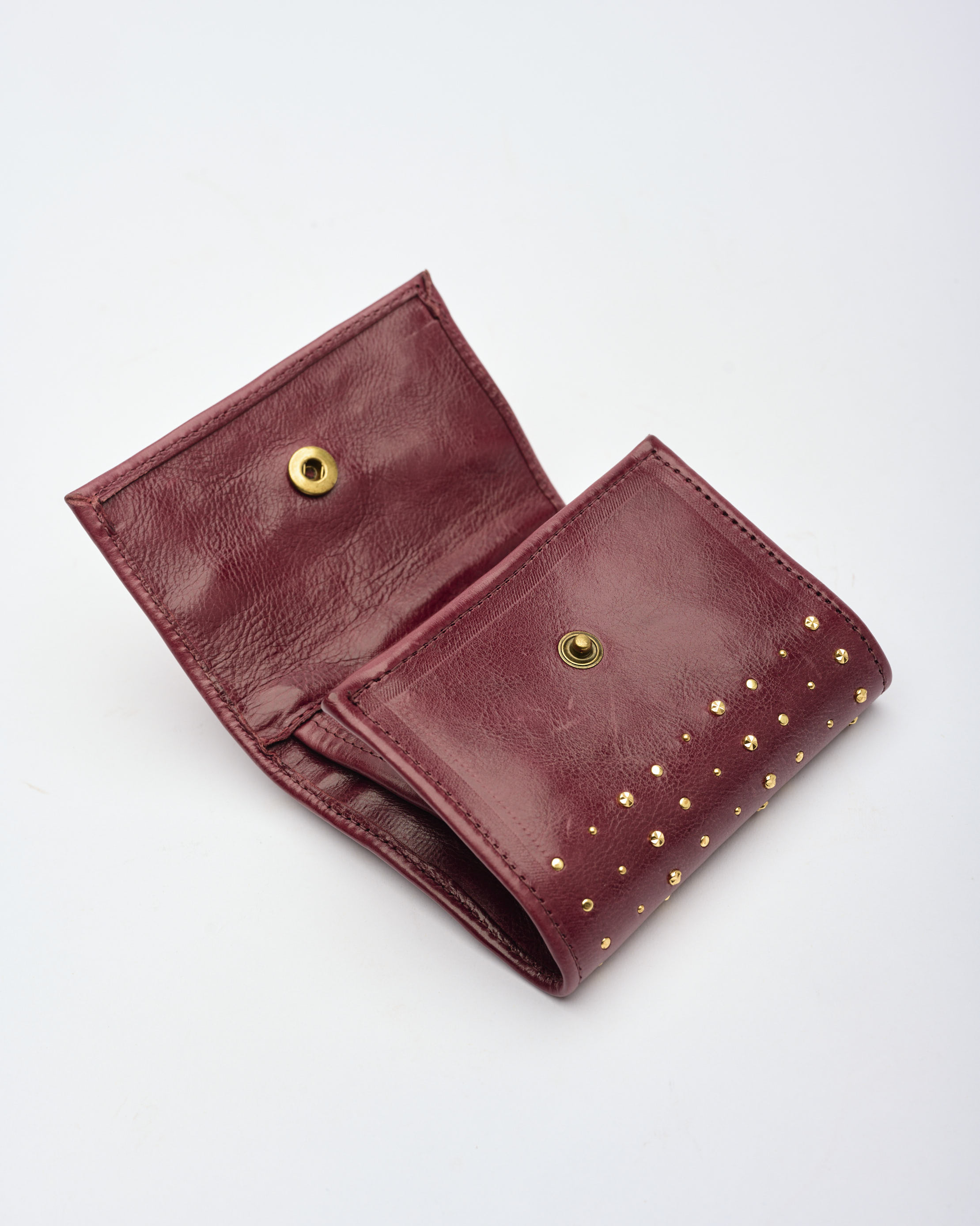 נעלי נשים - A.S. 98 - ארנק ניטים קטן - בורדו2