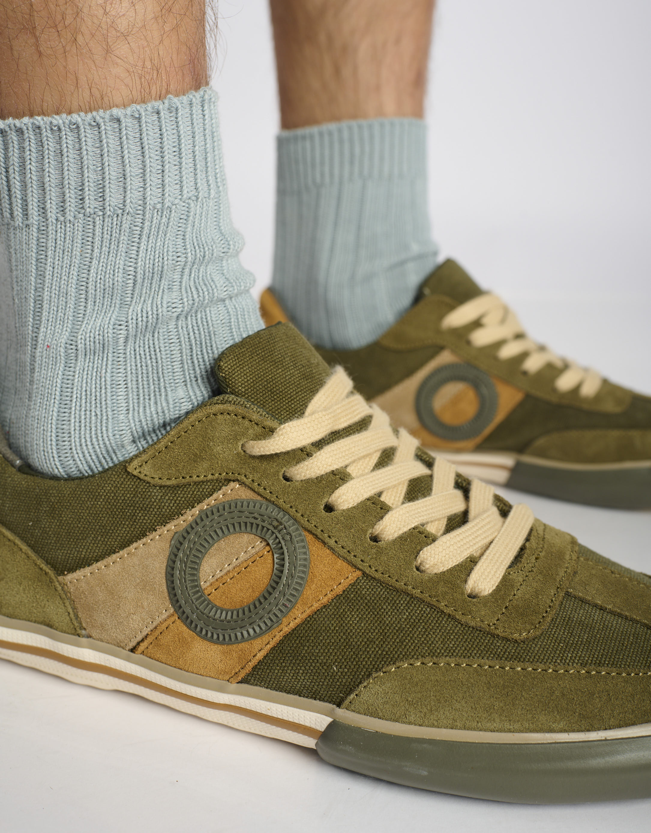 נעלי גברים - Aro - סניקרס POL - ירוק2