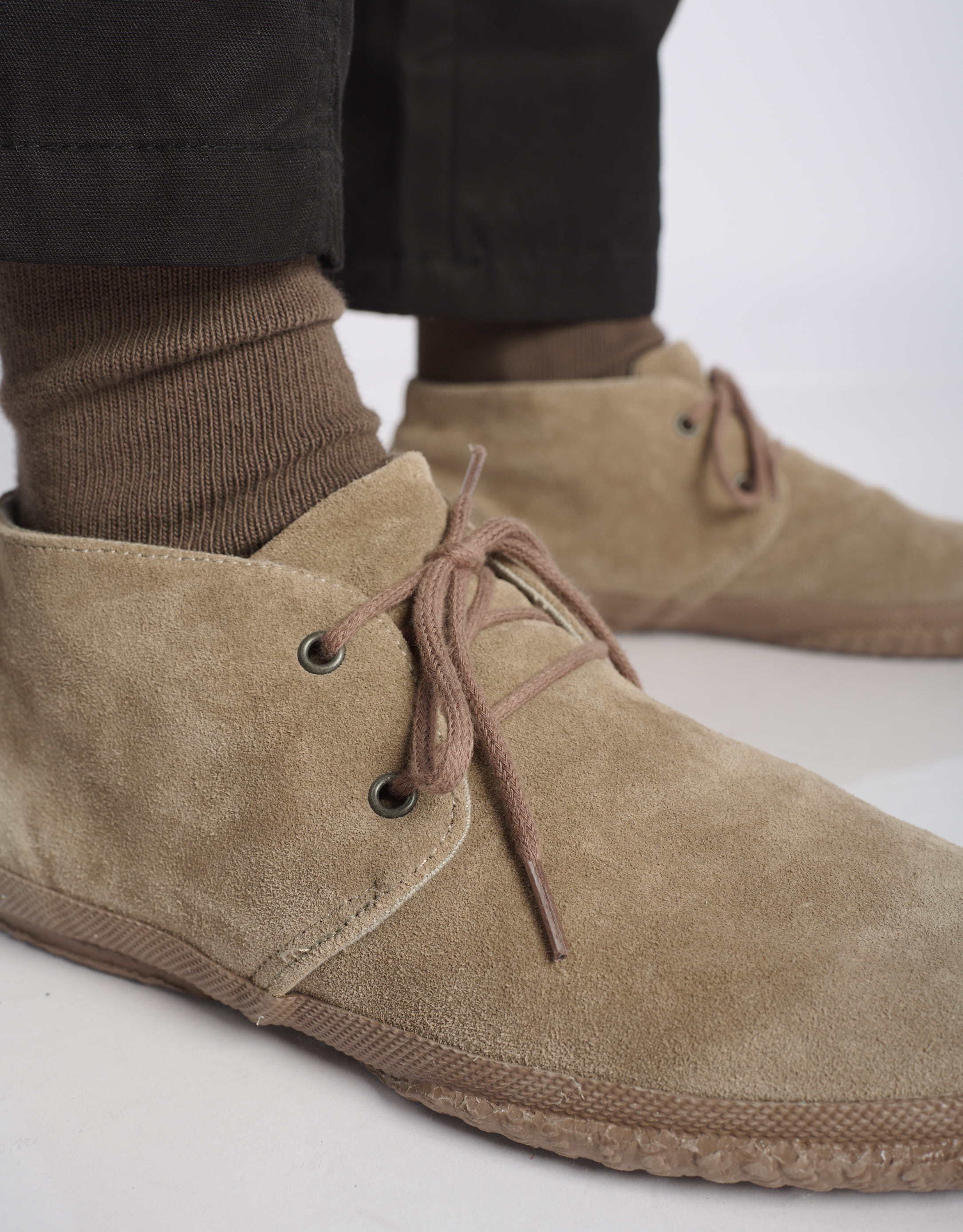 נעלי גברים - Aro - נעלי זמש WILLY - חום בהיר1