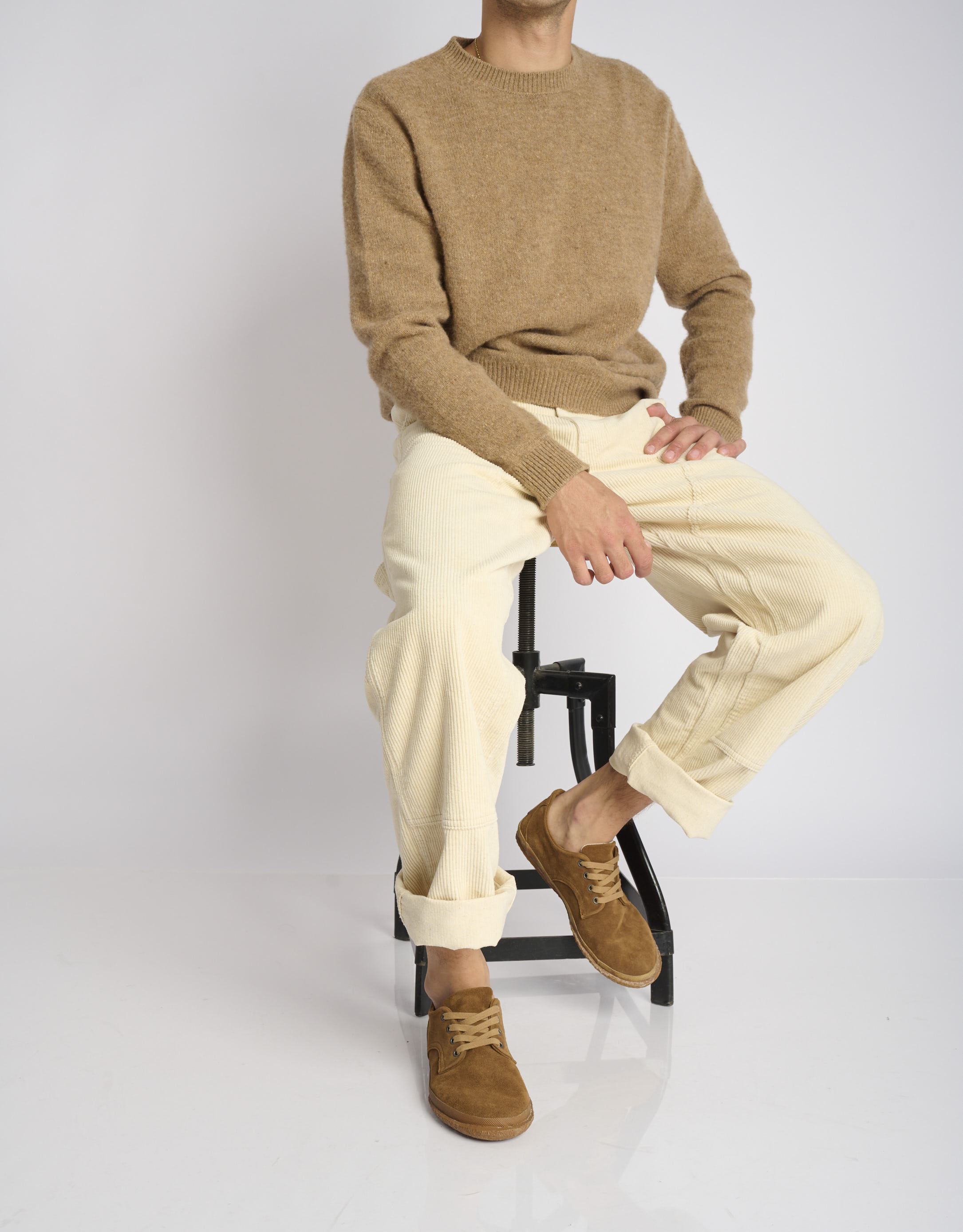 נעלי גברים - Aro - נעליים מזמש WILLY - קאמל1