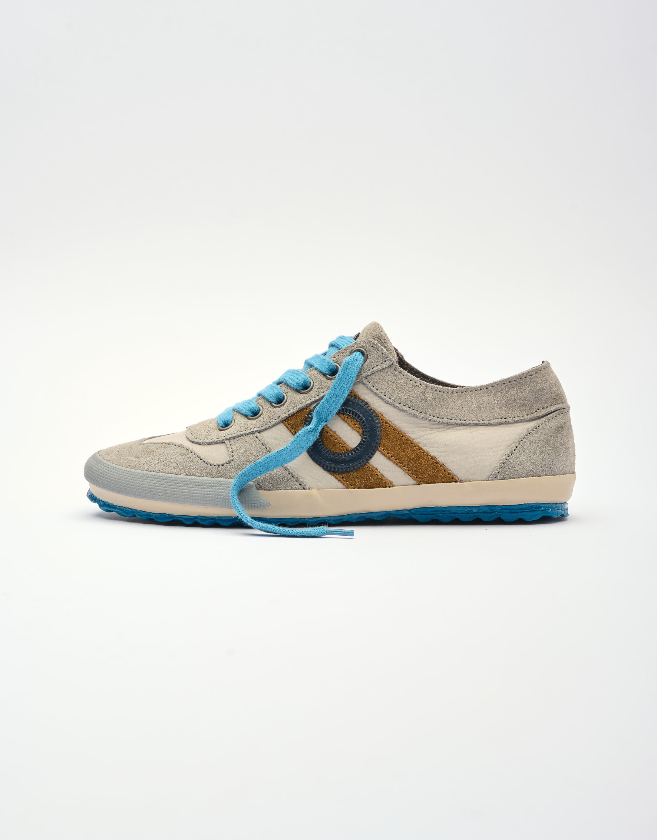 נעלי נשים - Aro - סניקרס נמוכות מעור IDO - אפור בהיר4