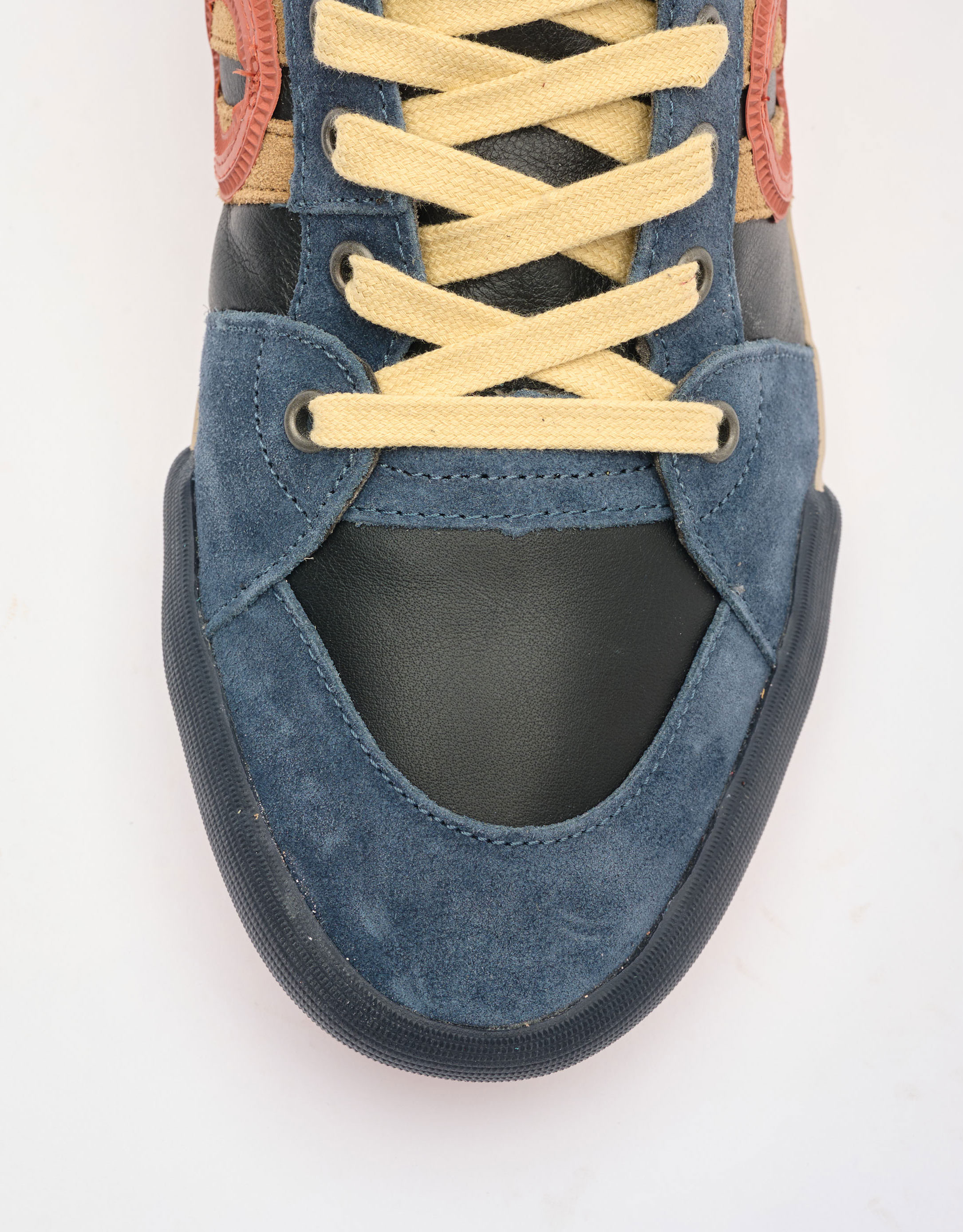 נעלי נשים - Aro - סניקרס גבוהות מעור  IDO - כחול4