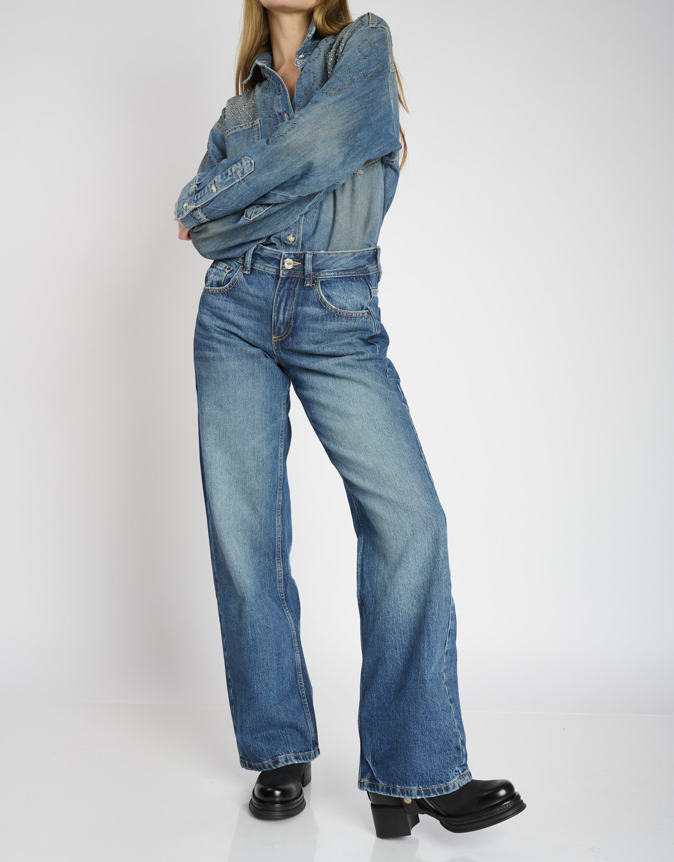 נעלי נשים - A.S. 98 - מגפונים CLIMB - שחור2