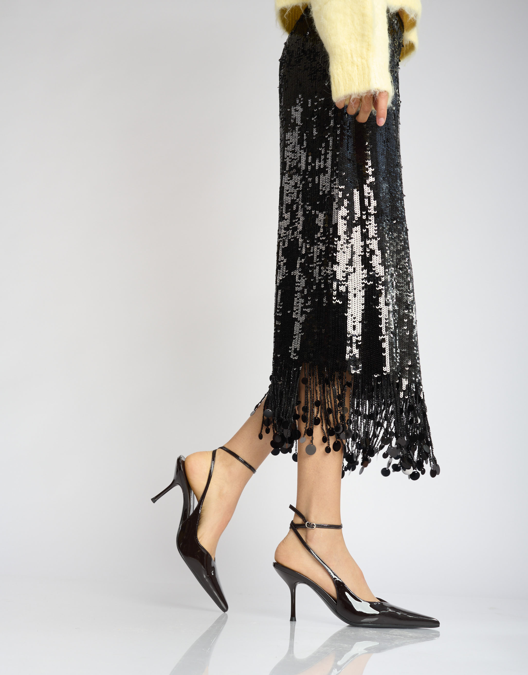 נעלי נשים - Jeffrey Campbell - נעלי סירה לק EXECUTIVE - חום1