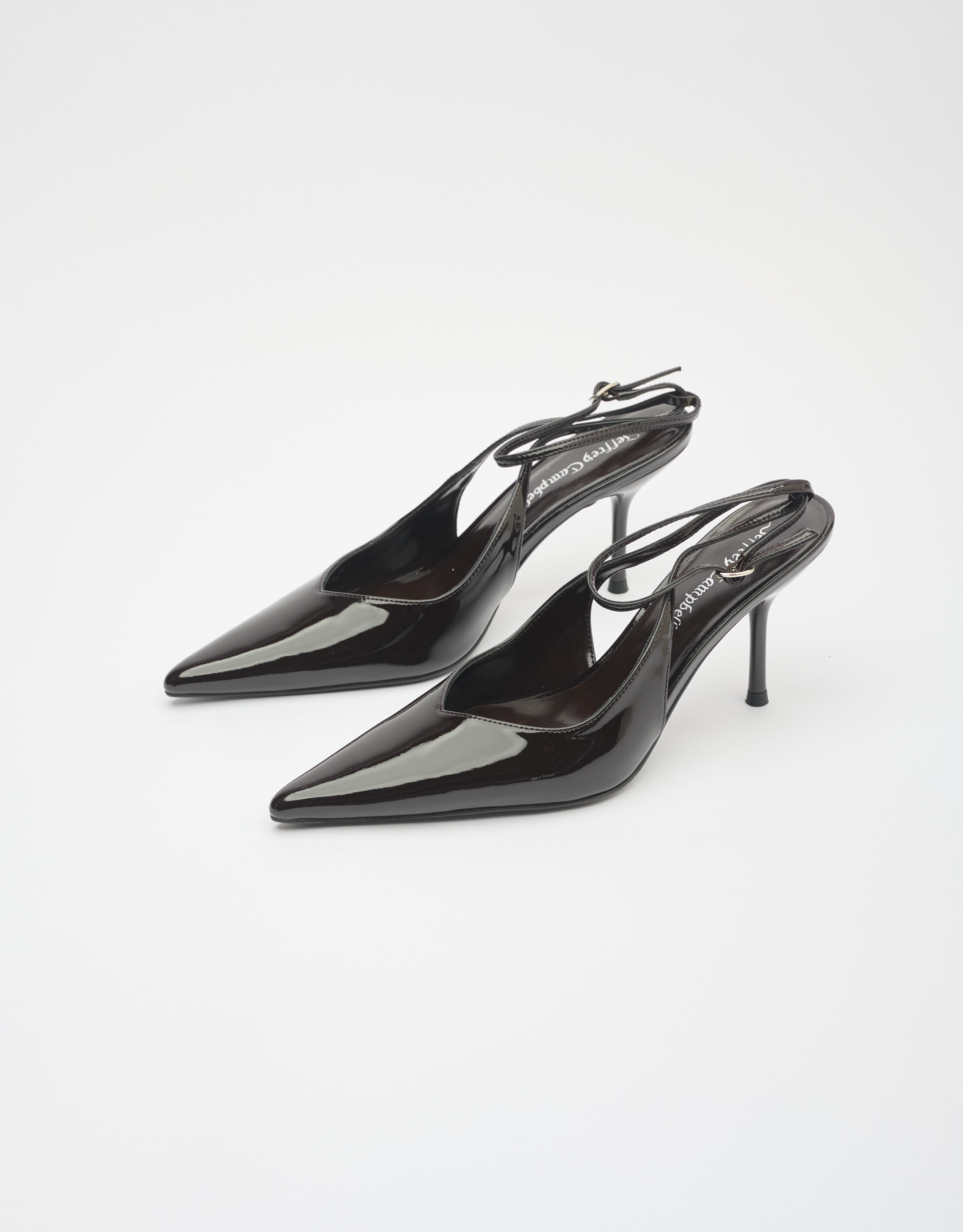 נעלי נשים - Jeffrey Campbell - נעלי סירה לק EXECUTIVE - חום2