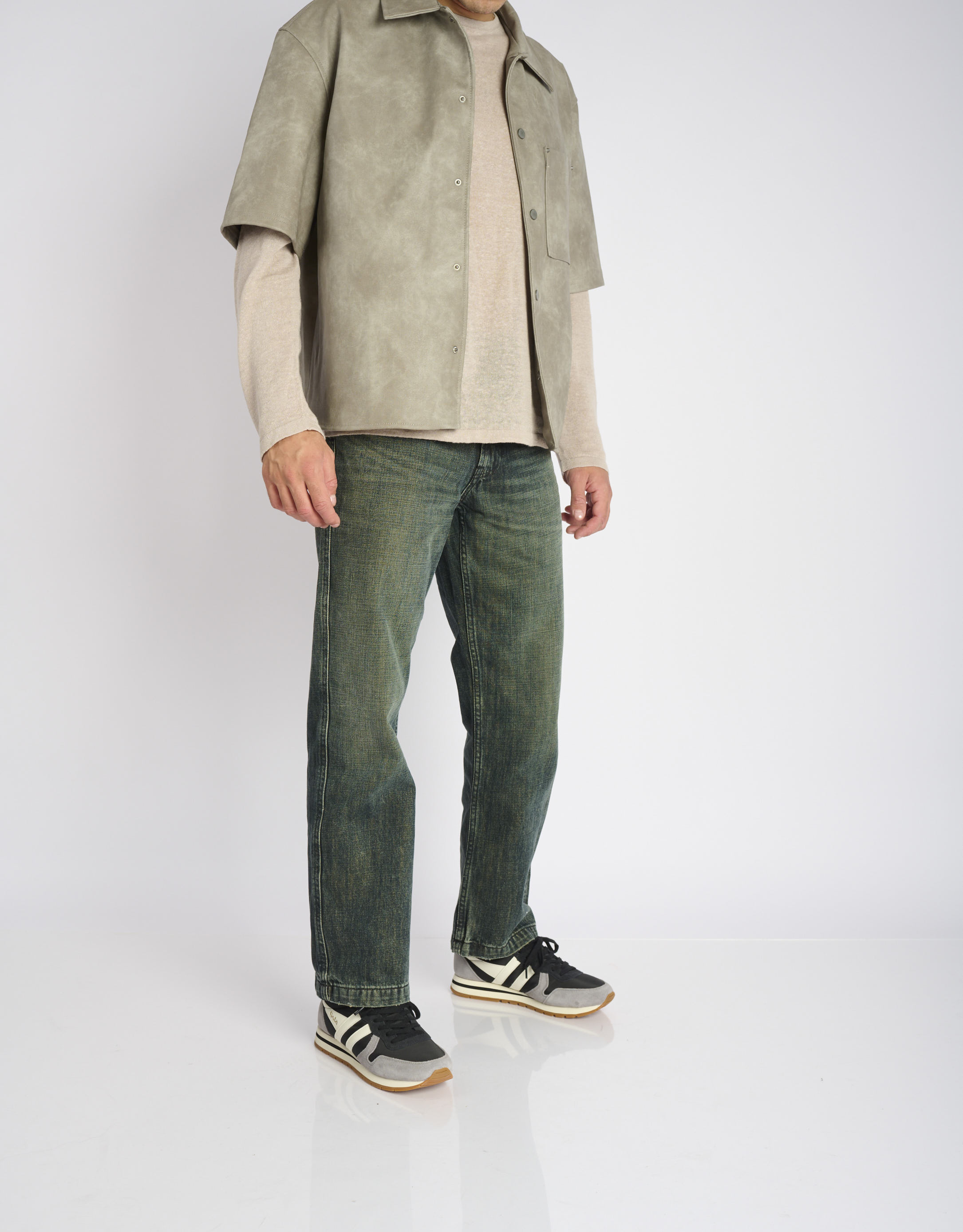 נעלי גברים - Gola - סניקרס DAYTONA CHUTE - שחור אפור3