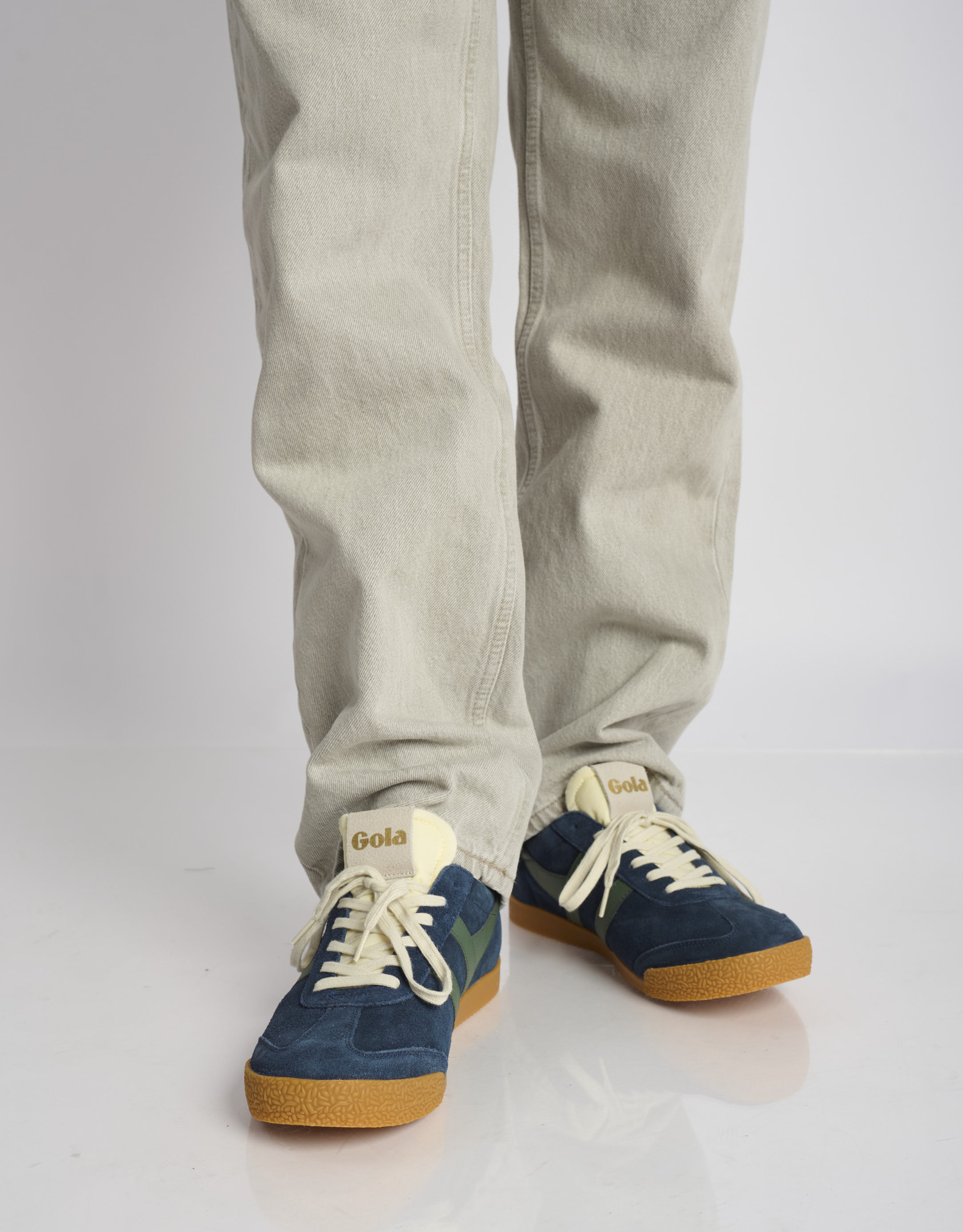 נעלי גברים - Gola - סניקרס ELAN צבעוני - כחול   ירוק3