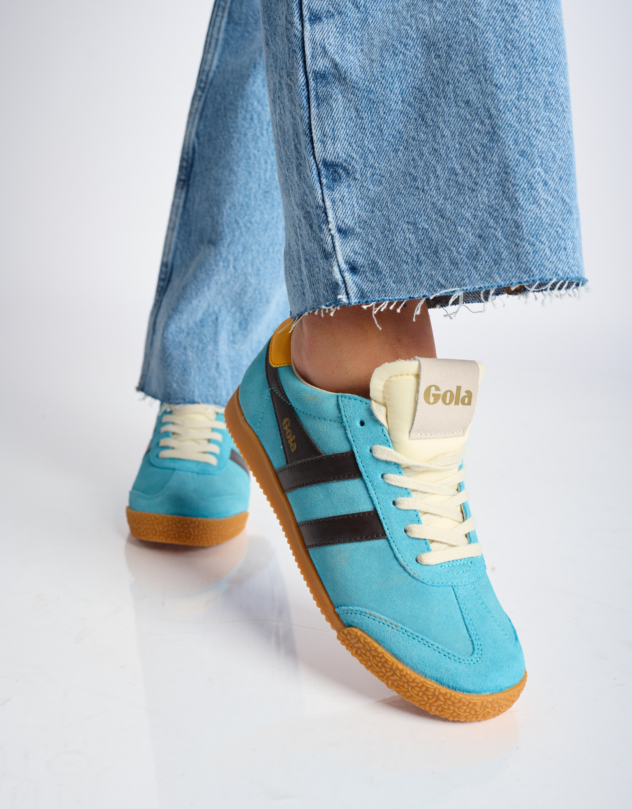 נעלי נשים - Gola - סניקרס ELAN צבעוני - תכלת1