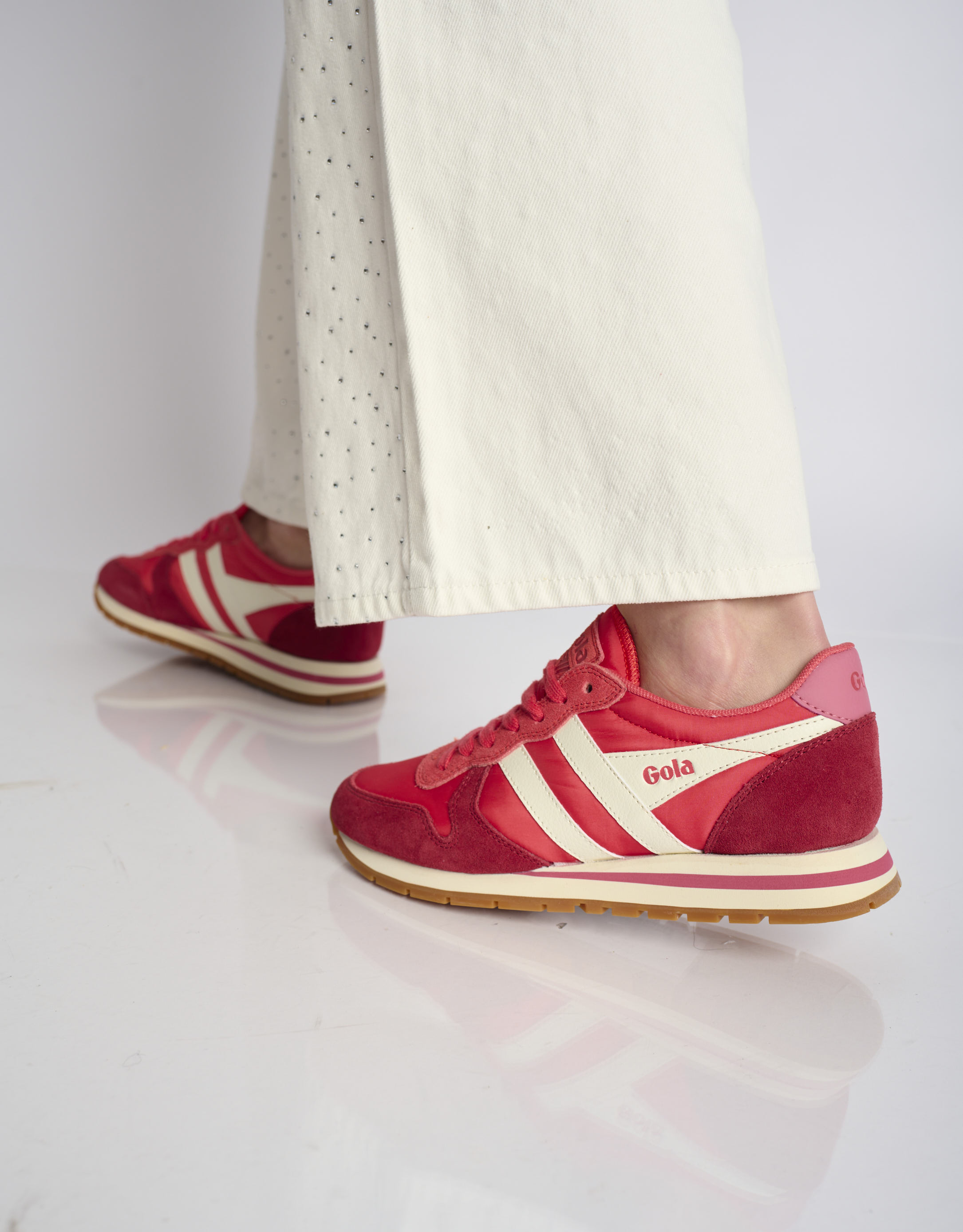 נעלי נשים - Gola - סניקרס DAYTONA CHUTE - קורל1
