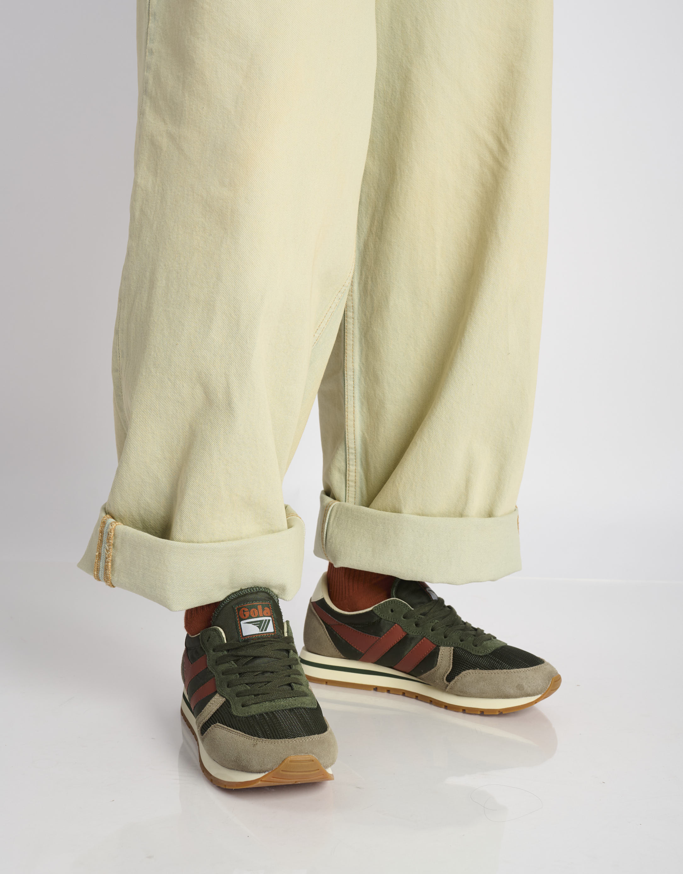 נעלי גברים - Gola - סניקרס DAYTONA - חאקי3