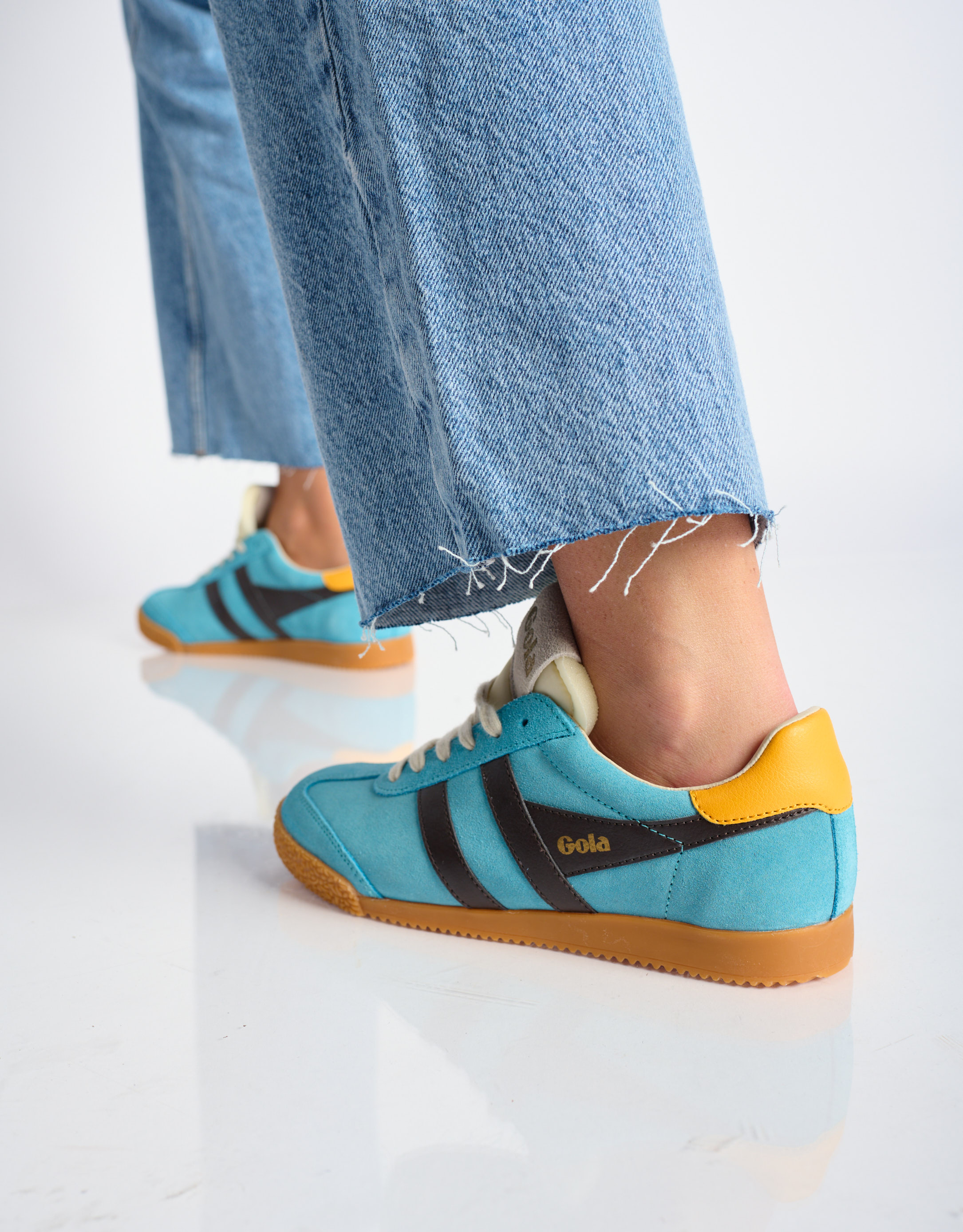 נעלי נשים - Gola - סניקרס ELAN צבעוני - תכלת3