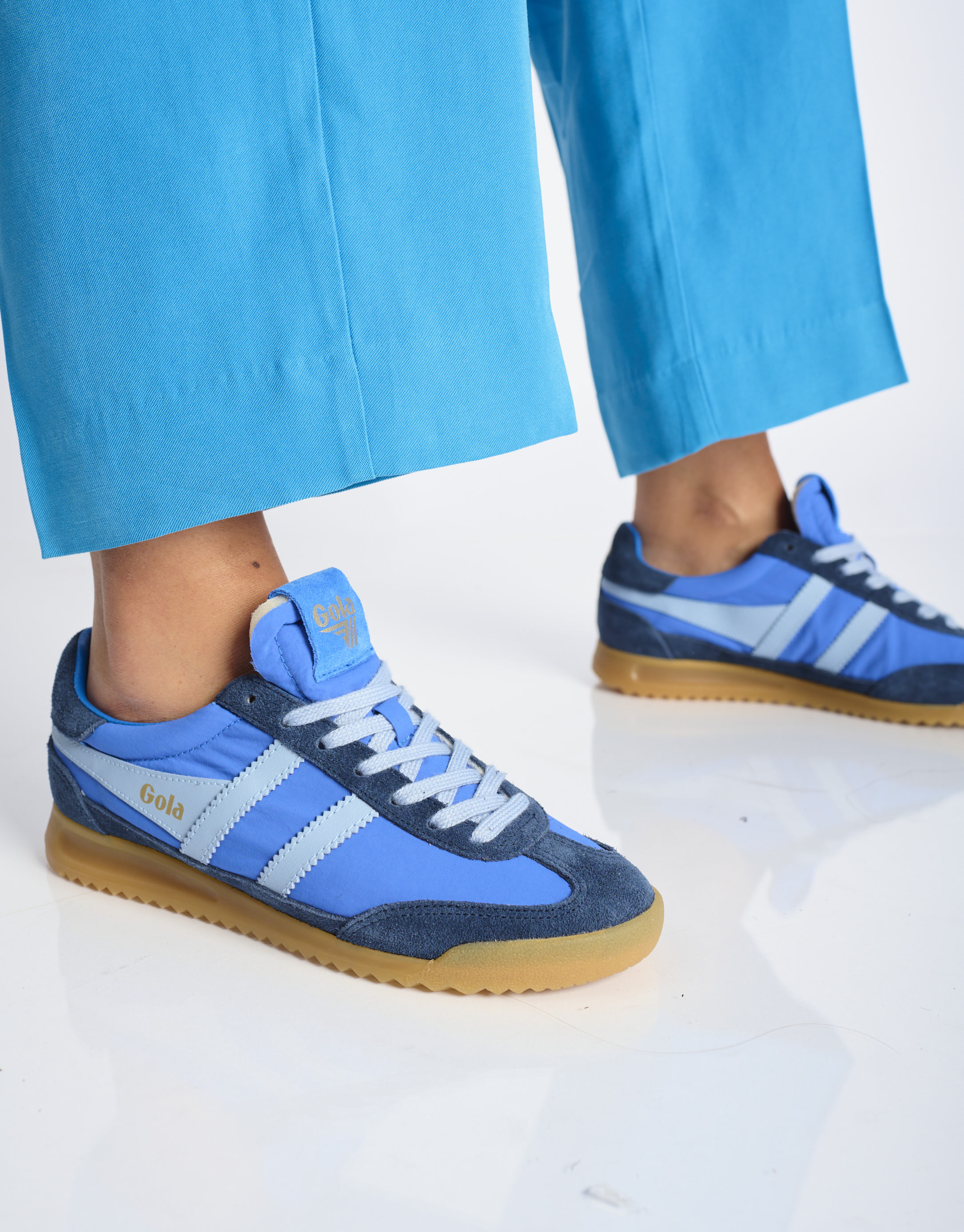 נעלי נשים - Gola - סניקרס צבעוני FIREFLY - כחול2