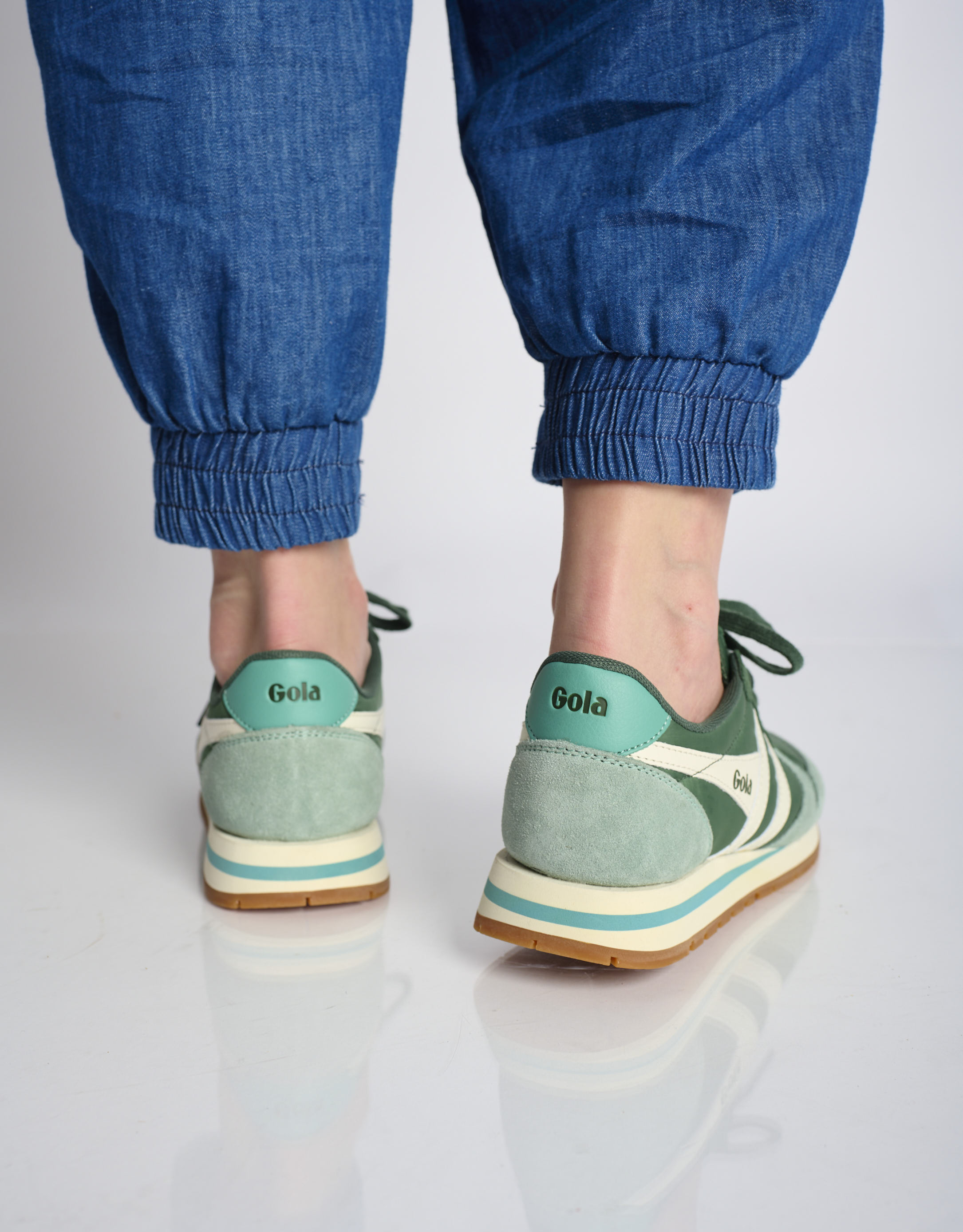 נעלי נשים - Gola - סניקרס DAYTONA CHUTE - ירוק4