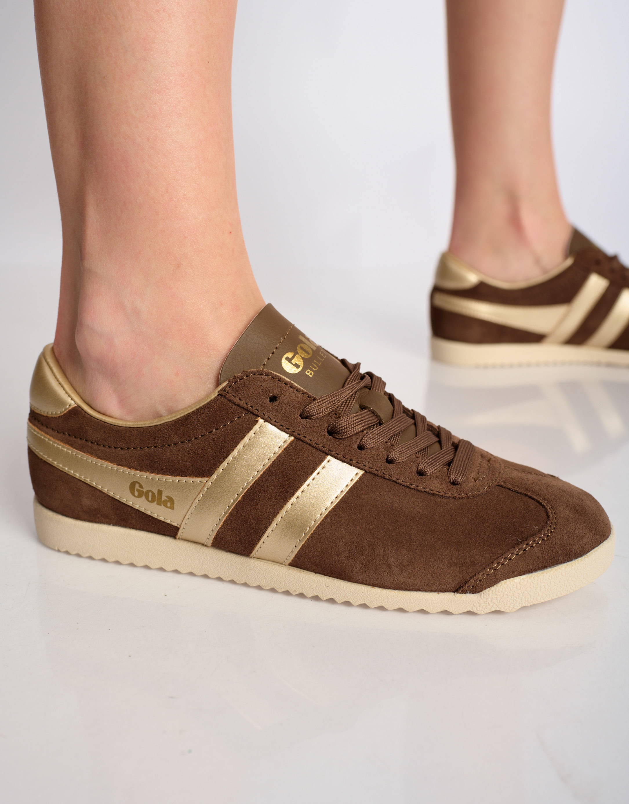 נעלי נשים - Gola - סניקרס BULLET PEARL - חום2