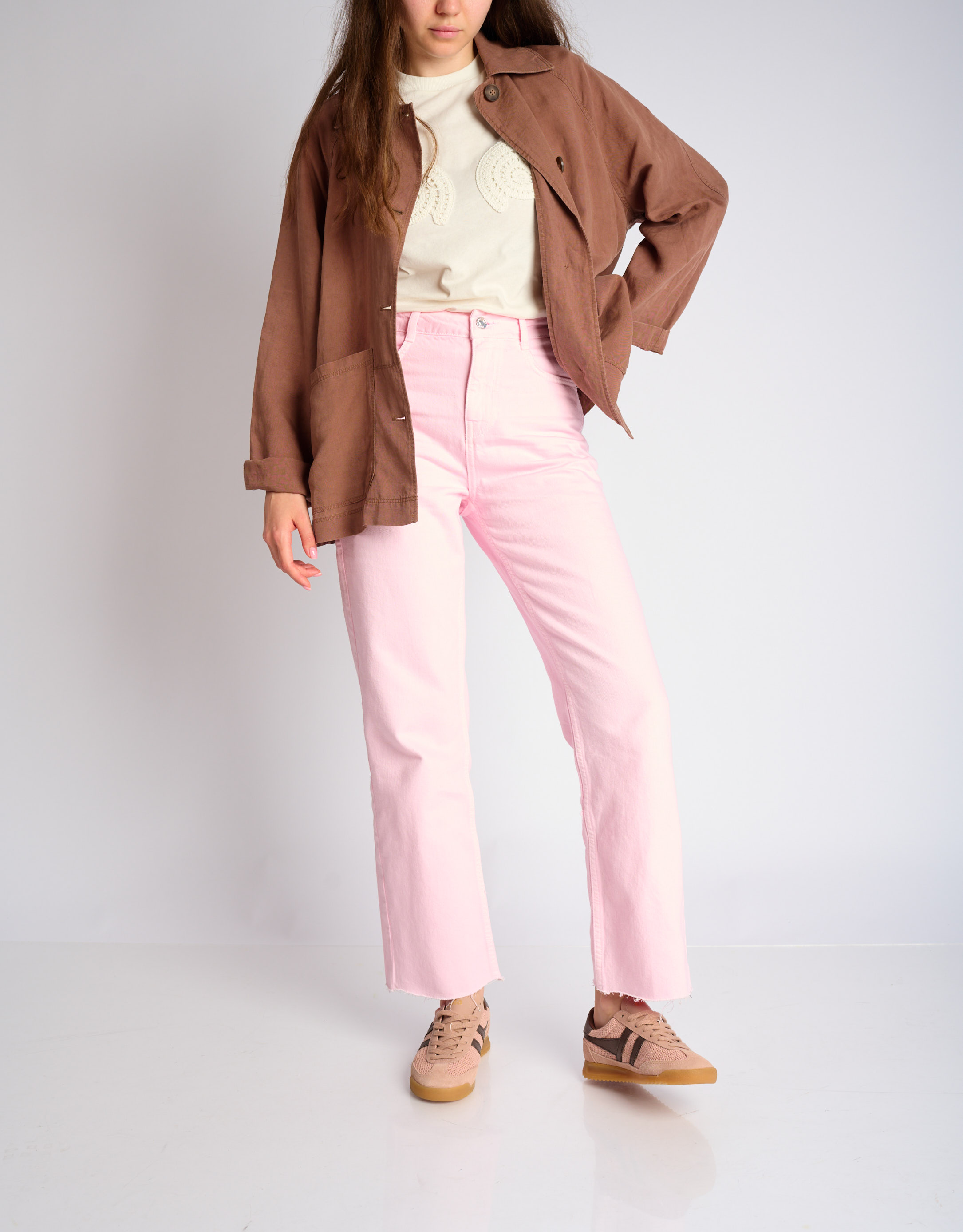 נעלי נשים - Gola - סניקרס TORNADO ZEPHYR - ורוד   חום3