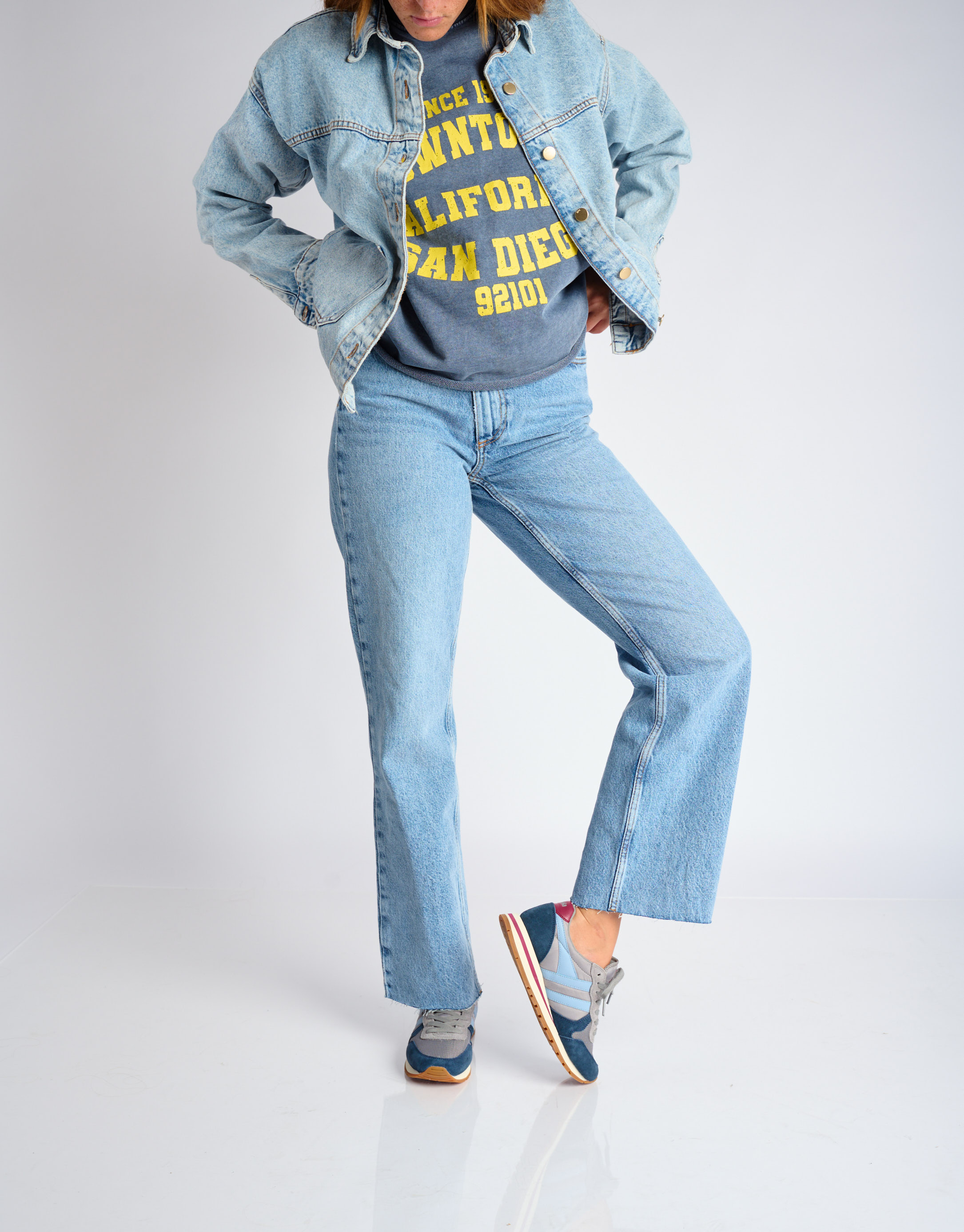 נעלי נשים - Gola - סניקרס DAYTONA - אפור   כחול3