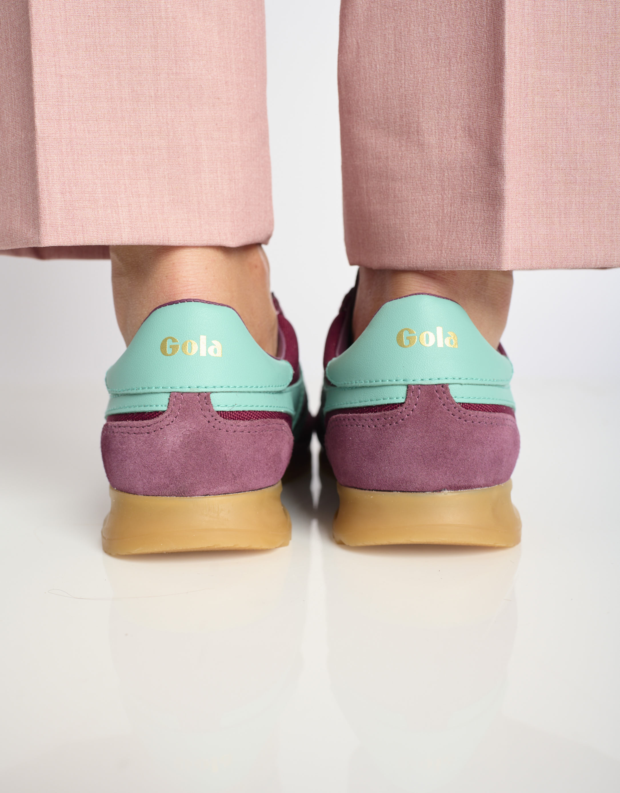 נעלי נשים - Gola - סניקרס TORNADO - בורדו4