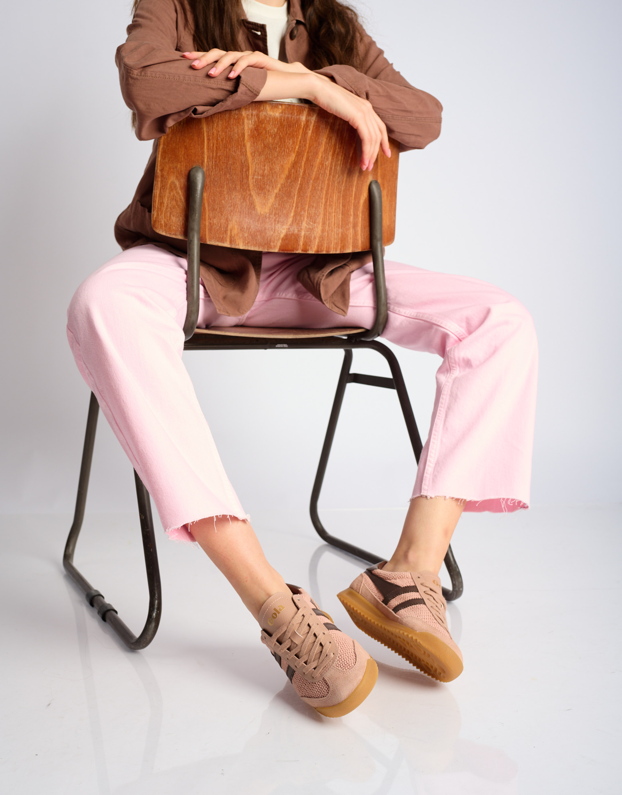 נעלי נשים - Gola - סניקרס TORNADO ZEPHYR - ורוד   חום2