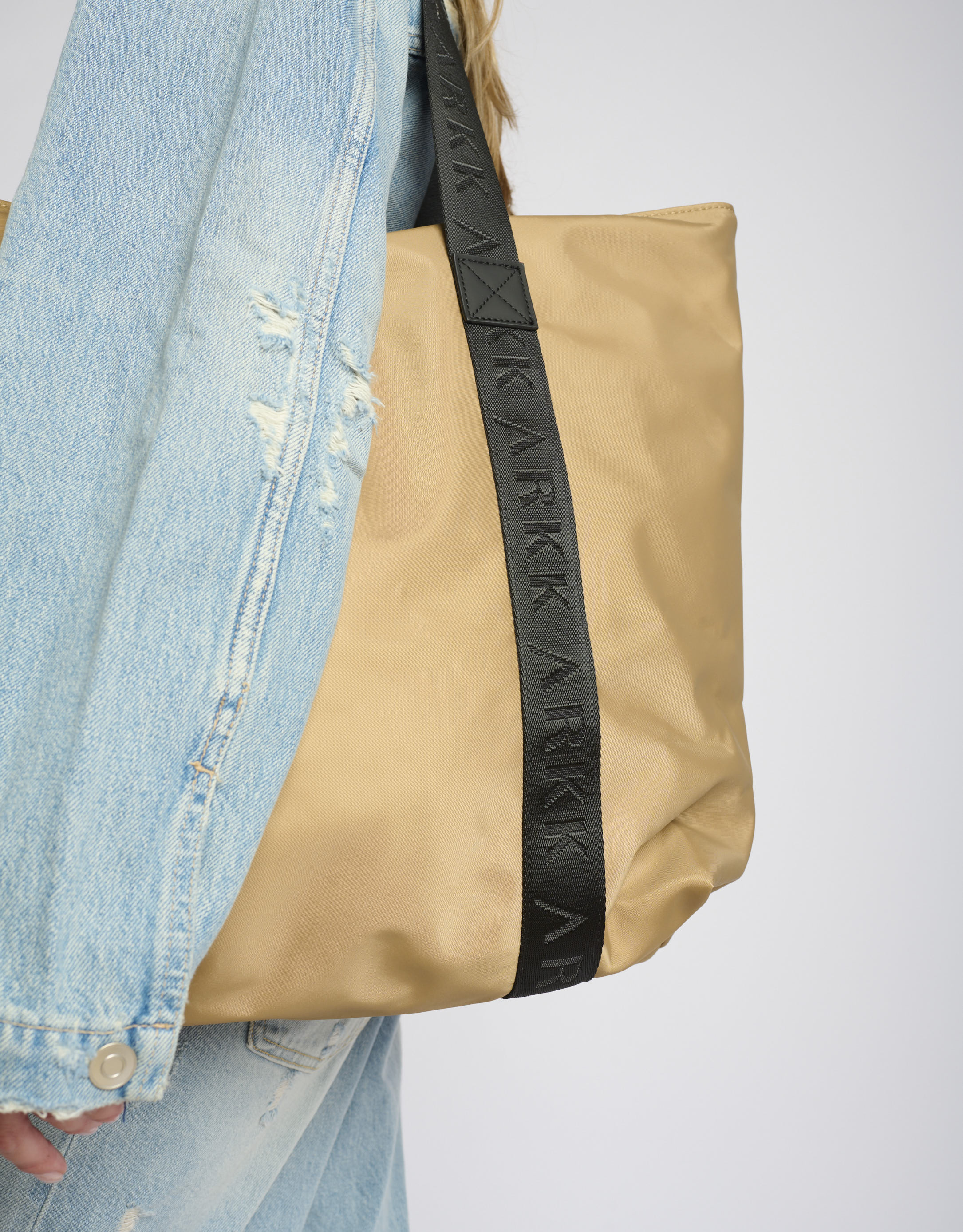 נעלי נשים - Arkk - תיק SHOPPER - בז'3