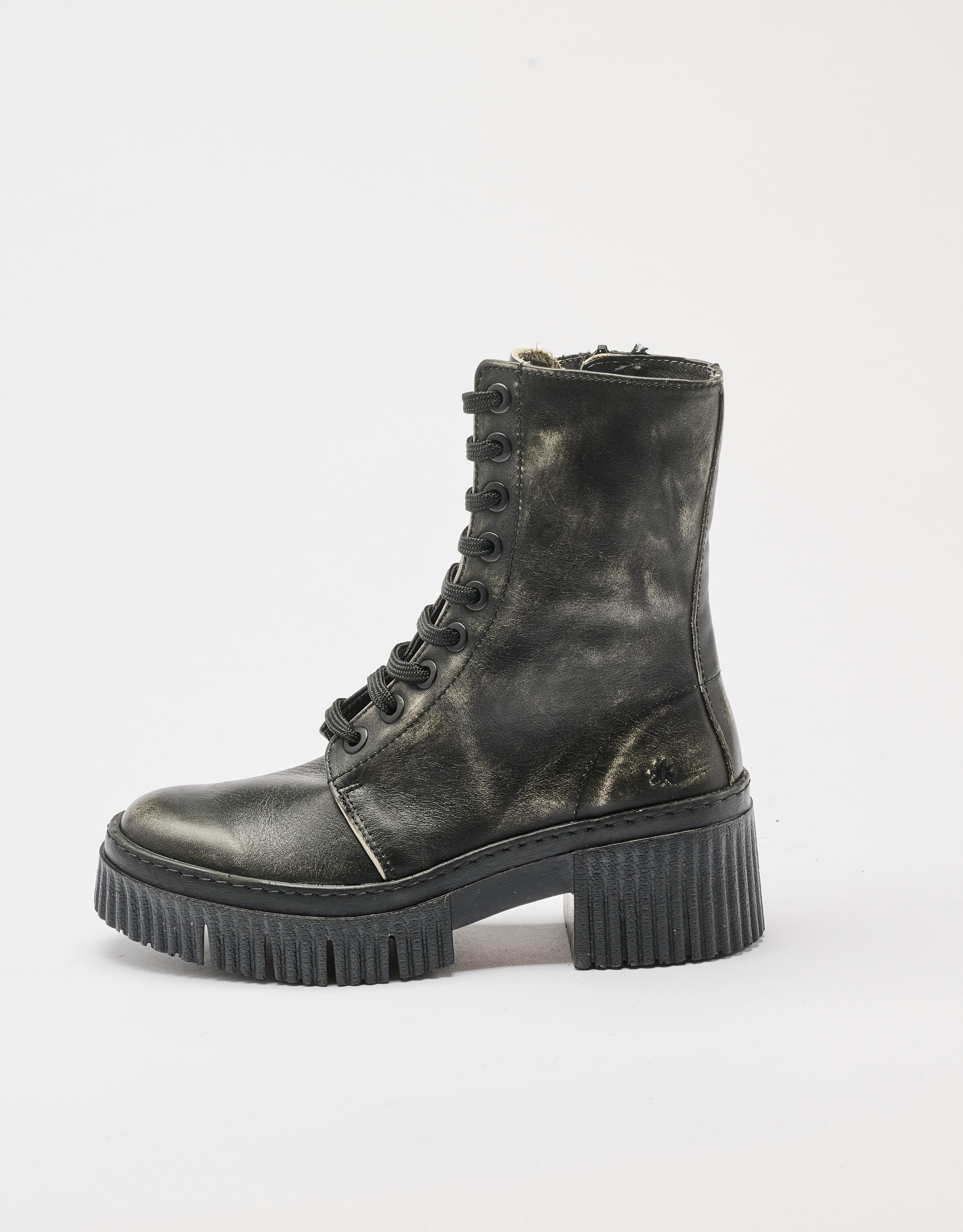 נעלי נשים - Art - מגפונים עם שרוכים YORK - שחור מיוחד1