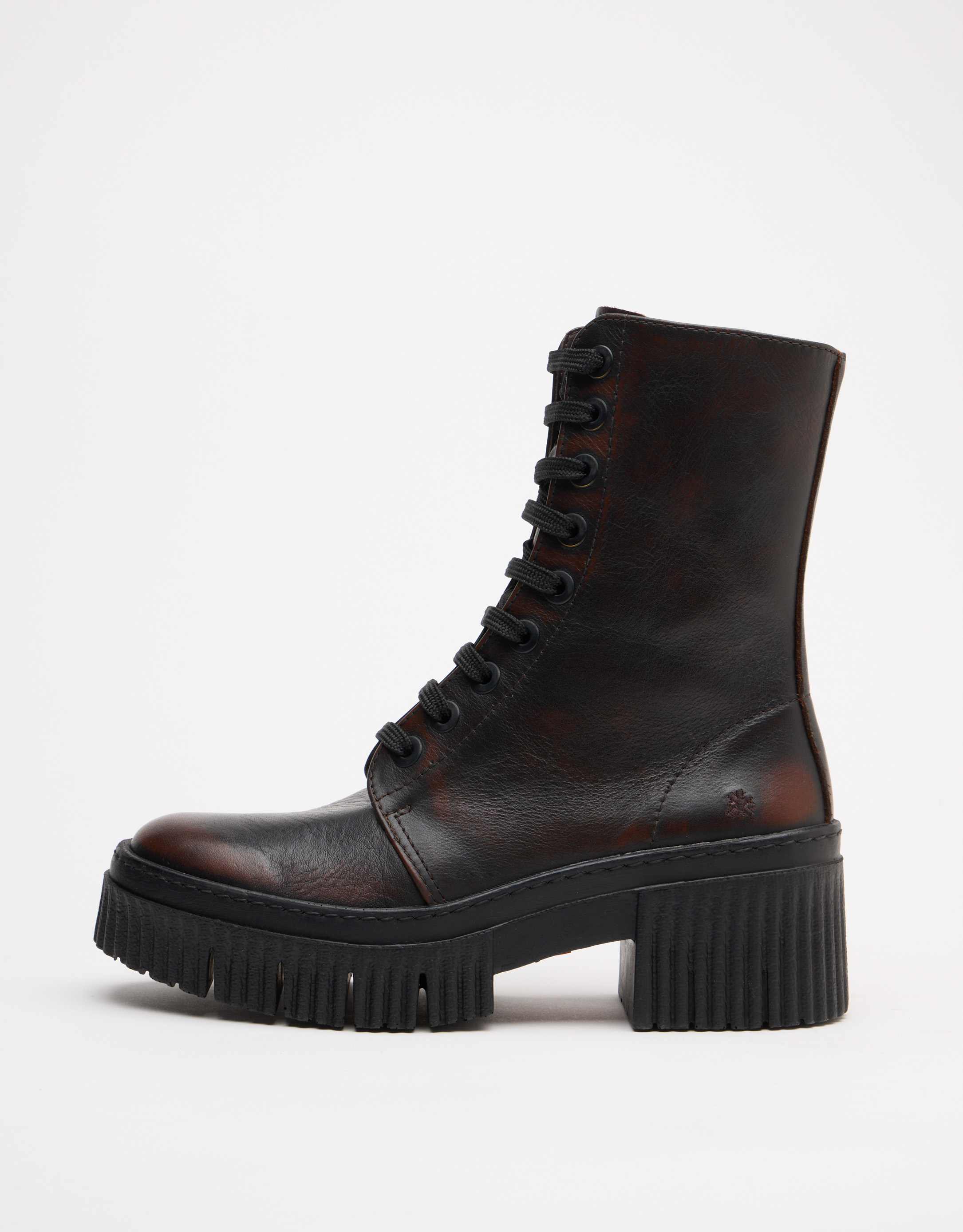 נעלי נשים - Art - מגפונים עם שרוכים YORK - חום4