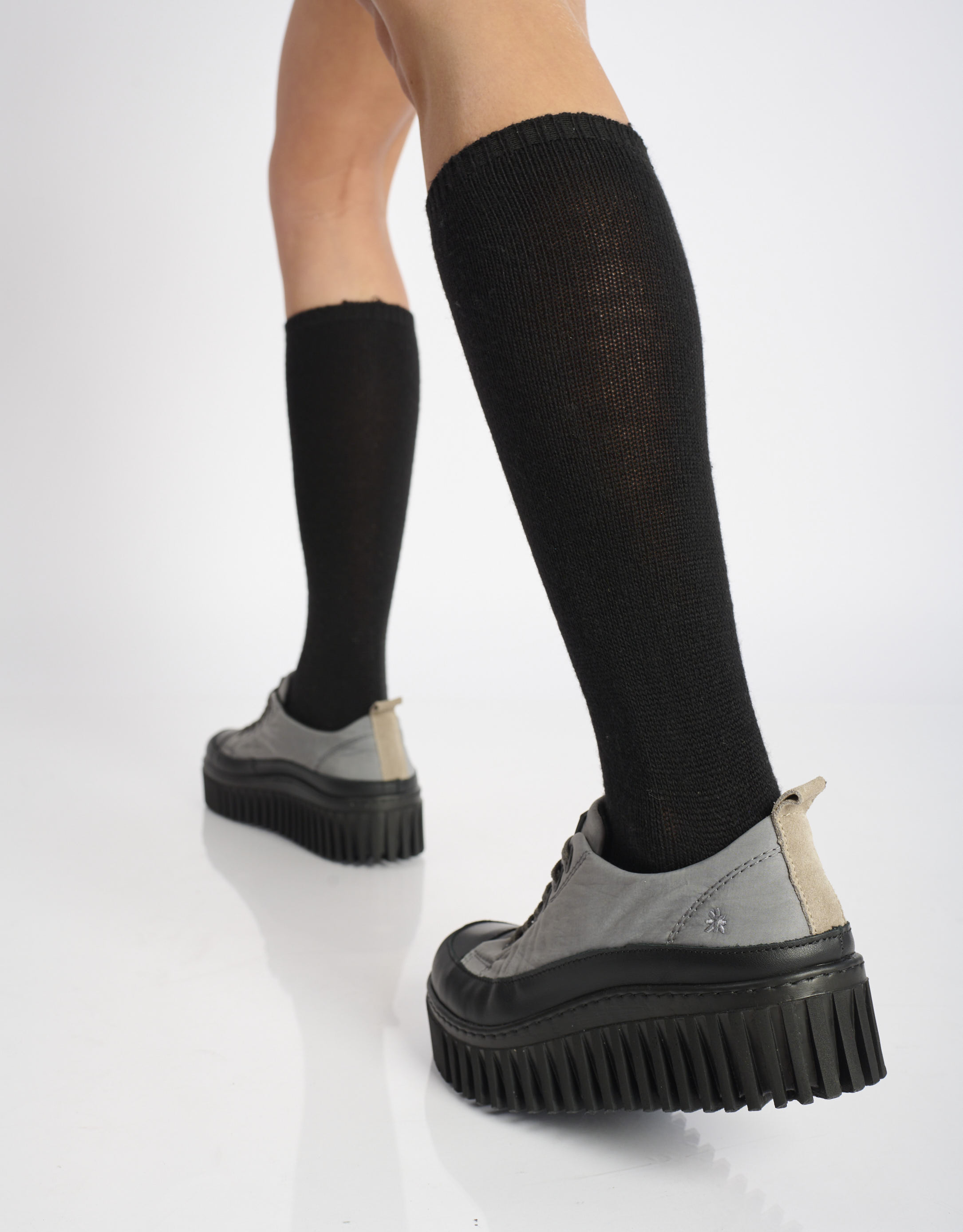 נעלי נשים - Art - נעלי שרוכים BRIGHTON - אפור4