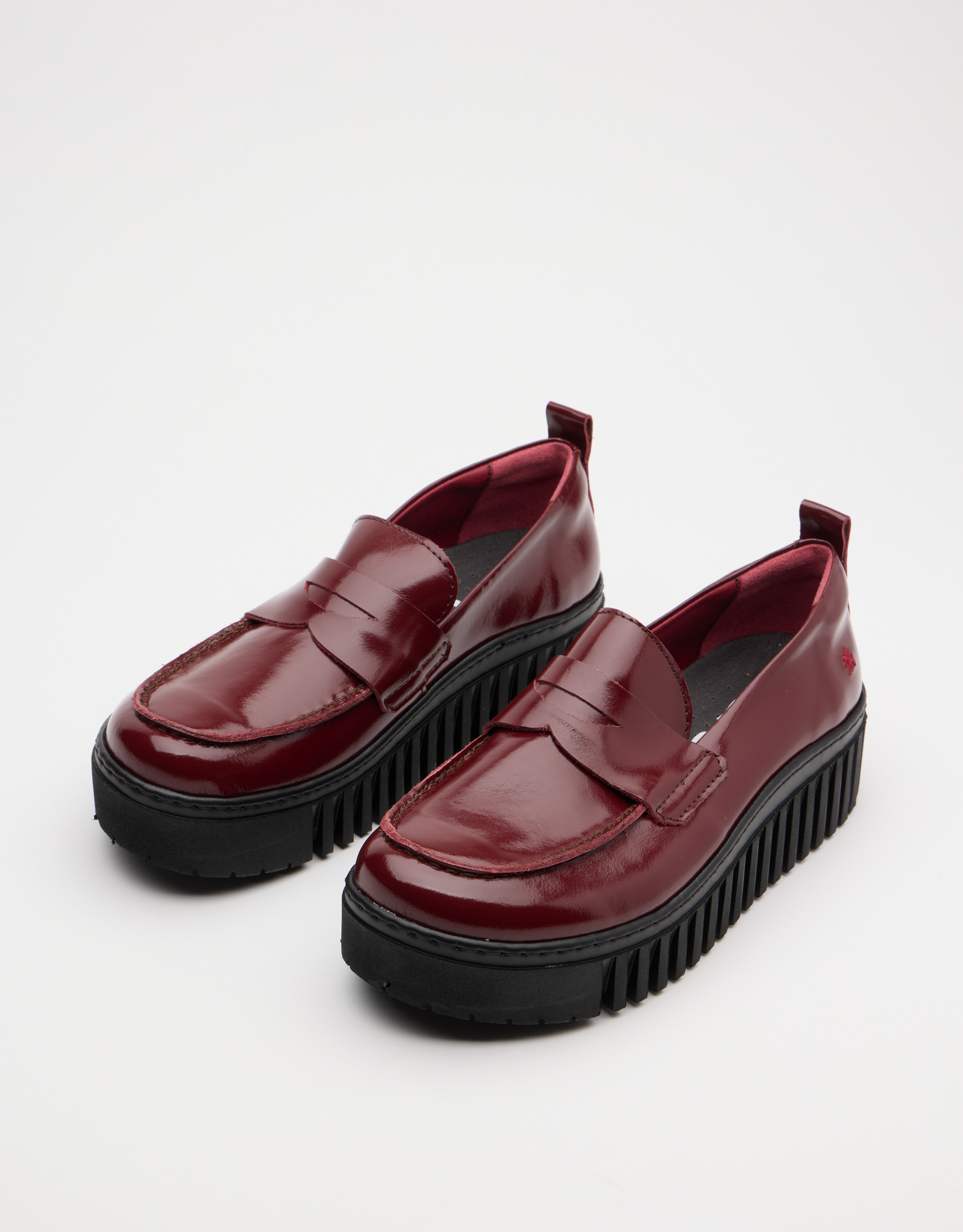 נעלי נשים - Art - מוקסינים  BRIGHTON - בורדו2