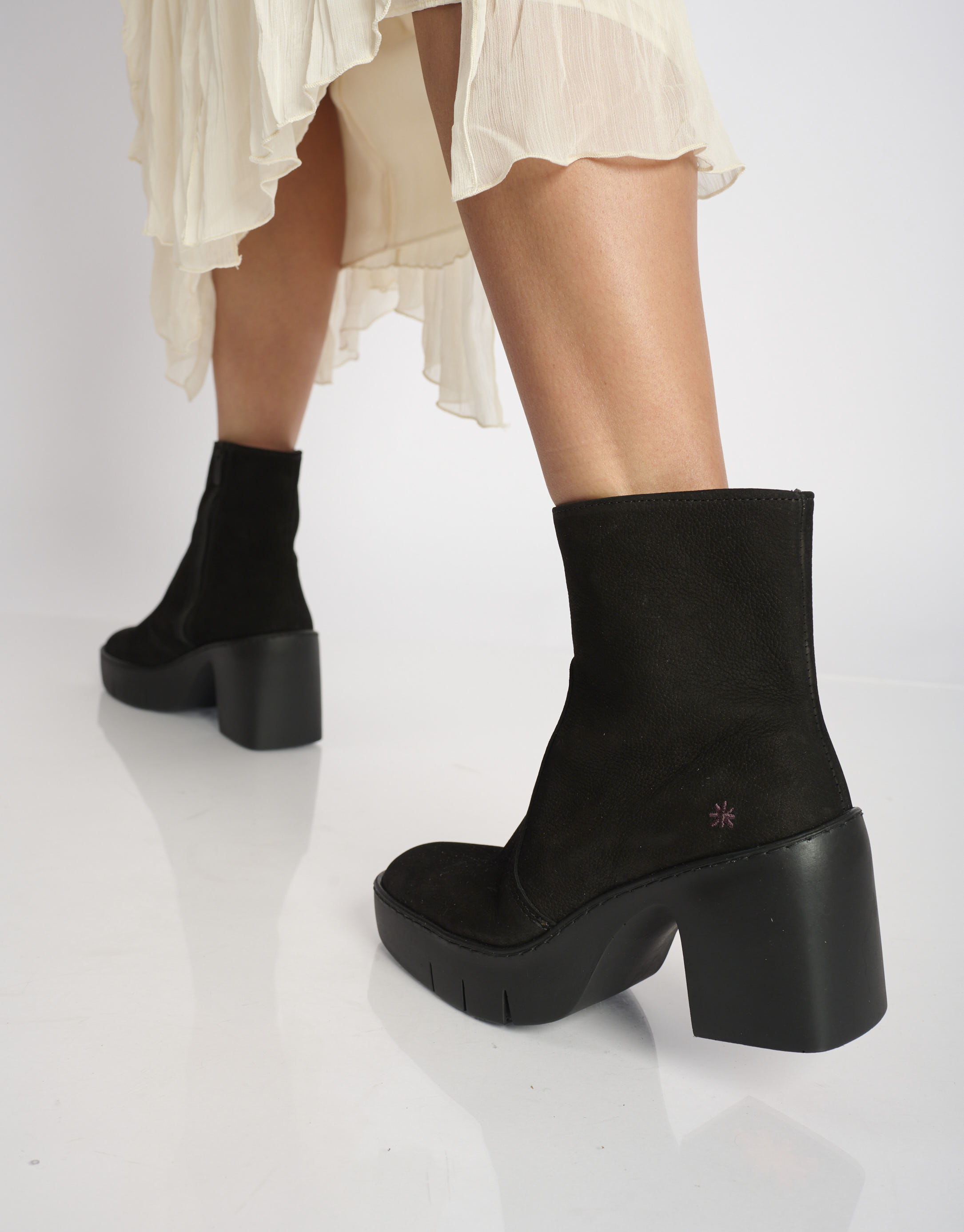 נעלי נשים - Art - מגפונים עם עקב SOFIA - שחור4