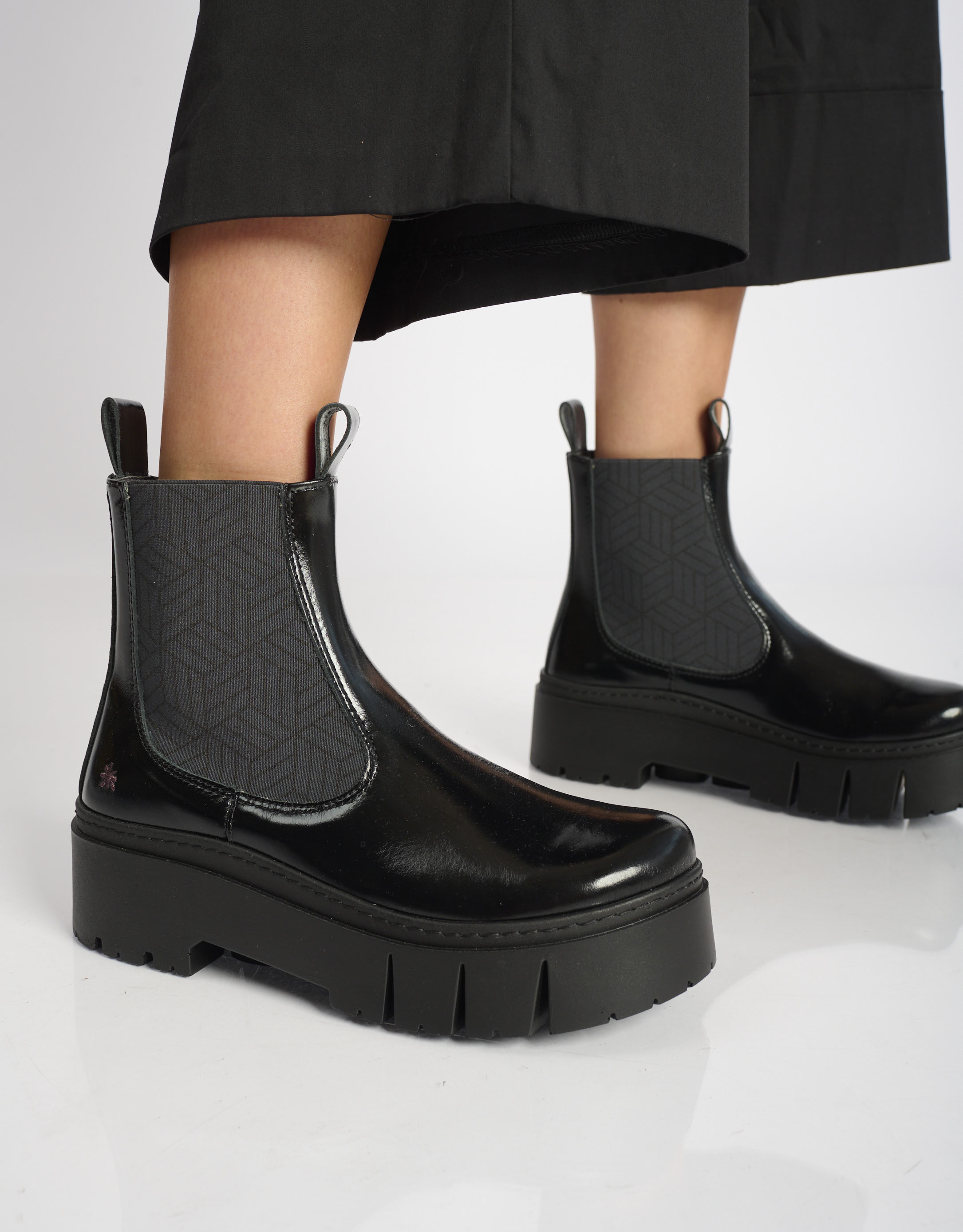 נעלי נשים - Art - מגפוני צ'לסי LEEDS - שחור3