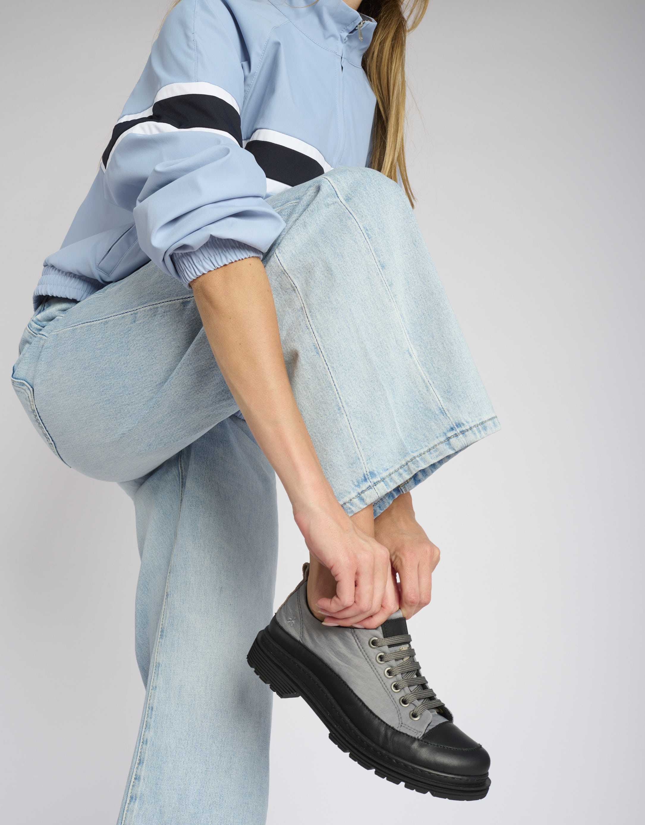 נעלי נשים - Art - נעליים מבד BIRMINGHAM - אפור1