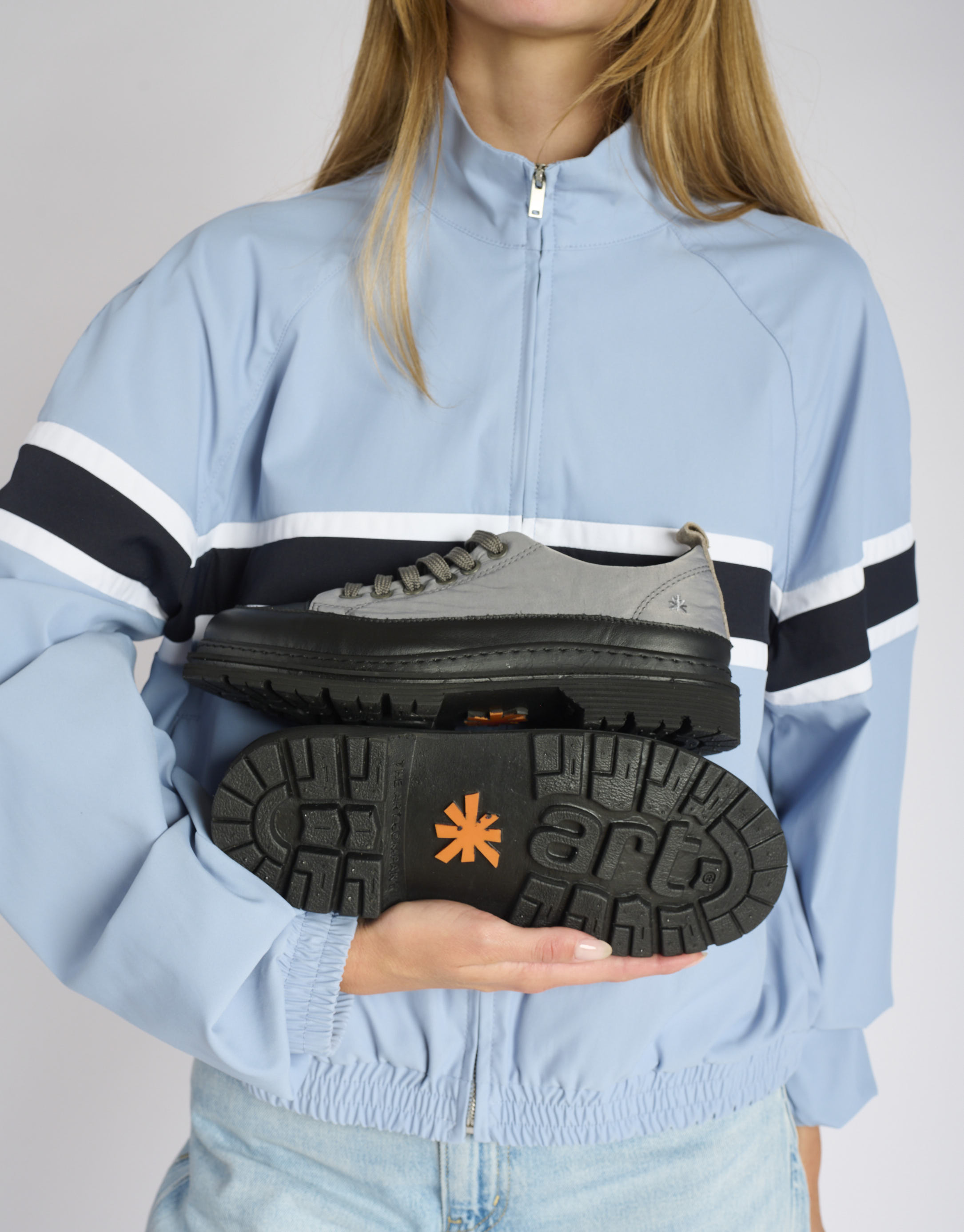 נעלי נשים - Art - נעליים מבד BIRMINGHAM - אפור3