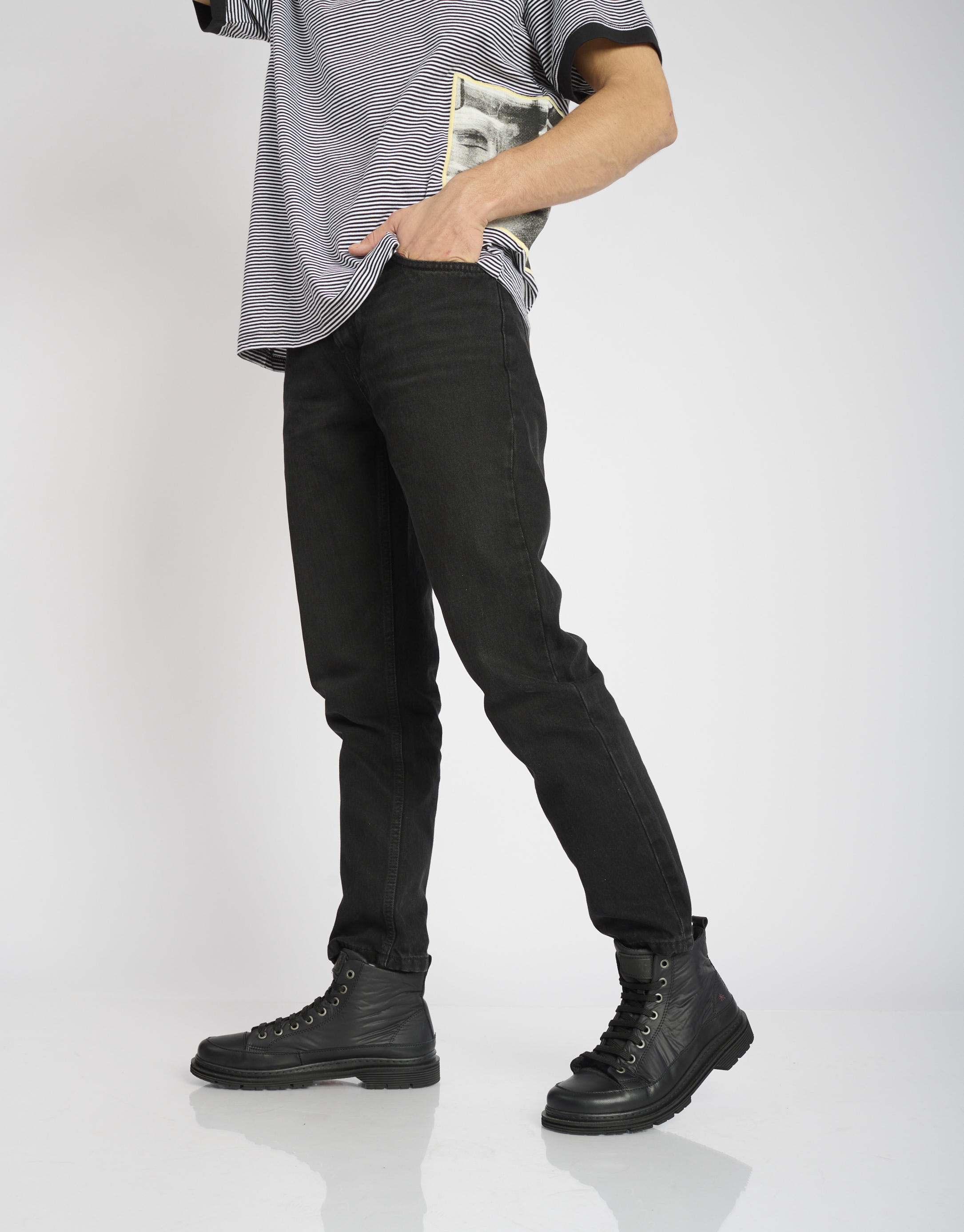 נעלי גברים - Art - נעליים גבוהות BIRMINGHAM - שחור2