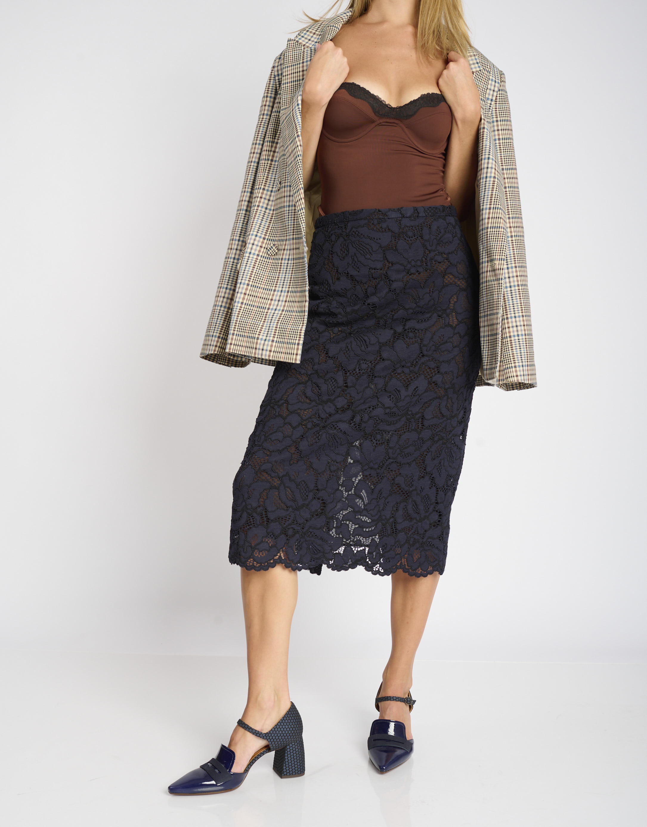 נעלי נשים - Chie Mihara - נעלי עקב ALINEA - כחול2