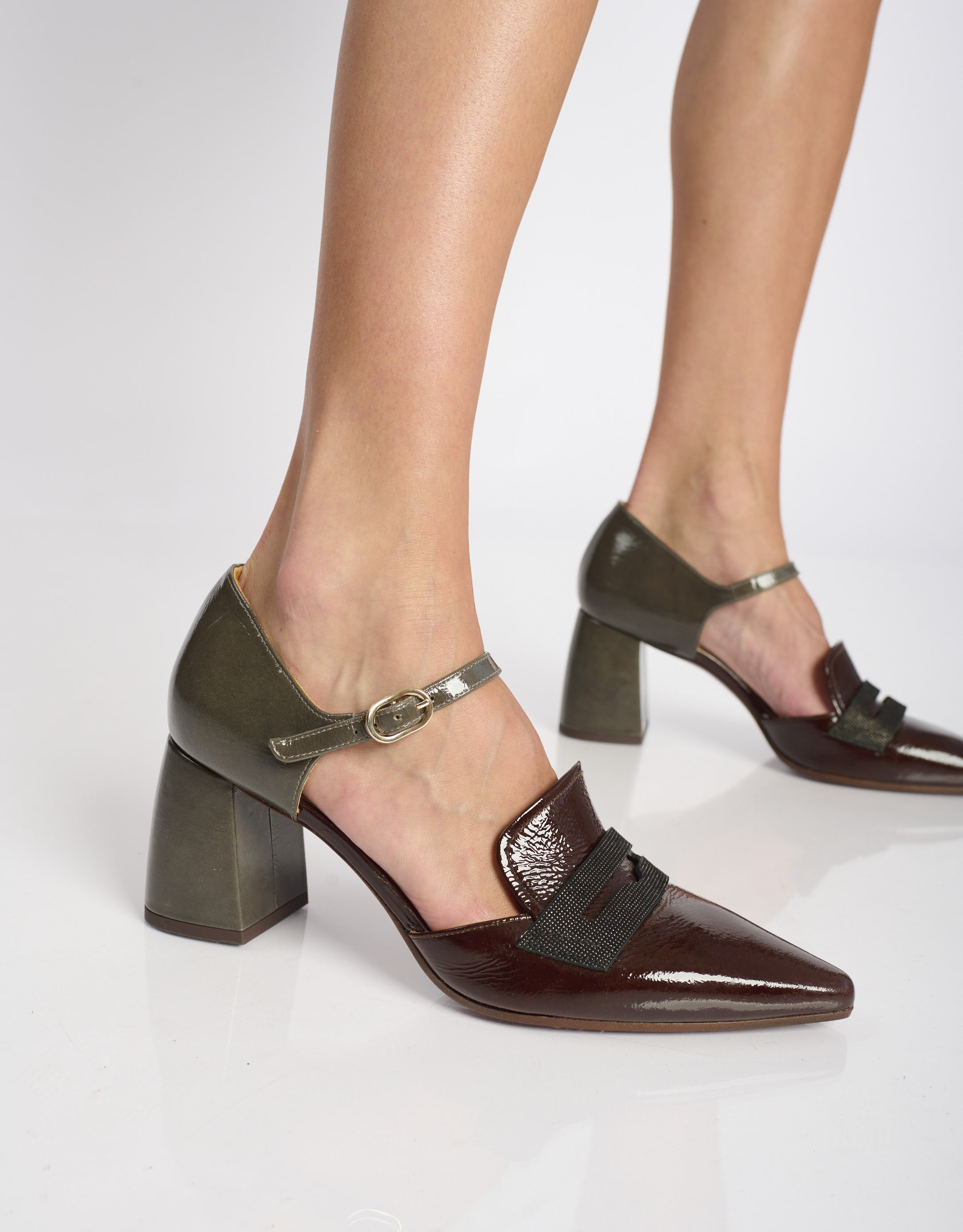 נעלי נשים - Chie Mihara - נעלי עקב ALINEA - חום2