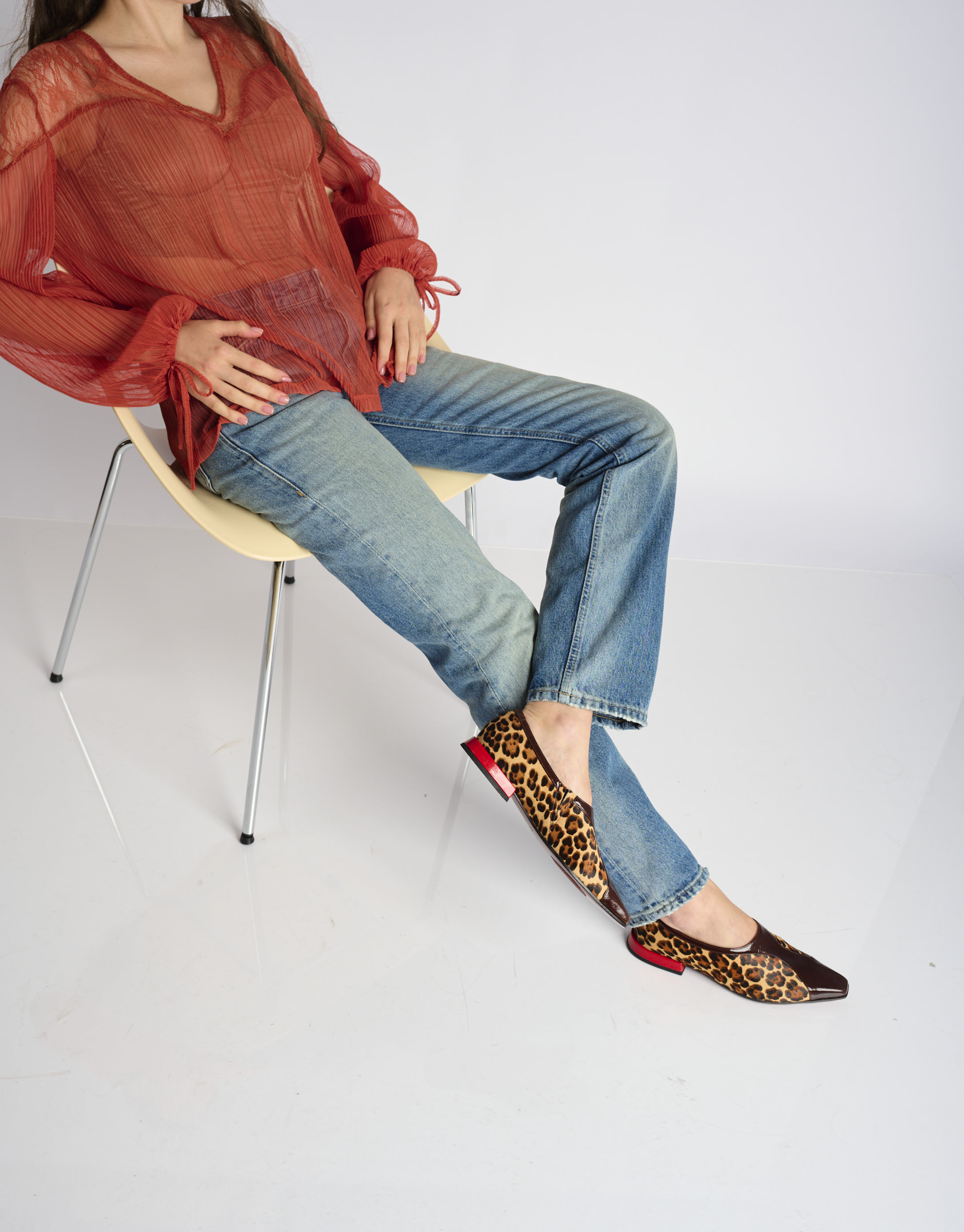 נעלי נשים - Chie Mihara - נעליים שטוחות GIANTE - נמר3