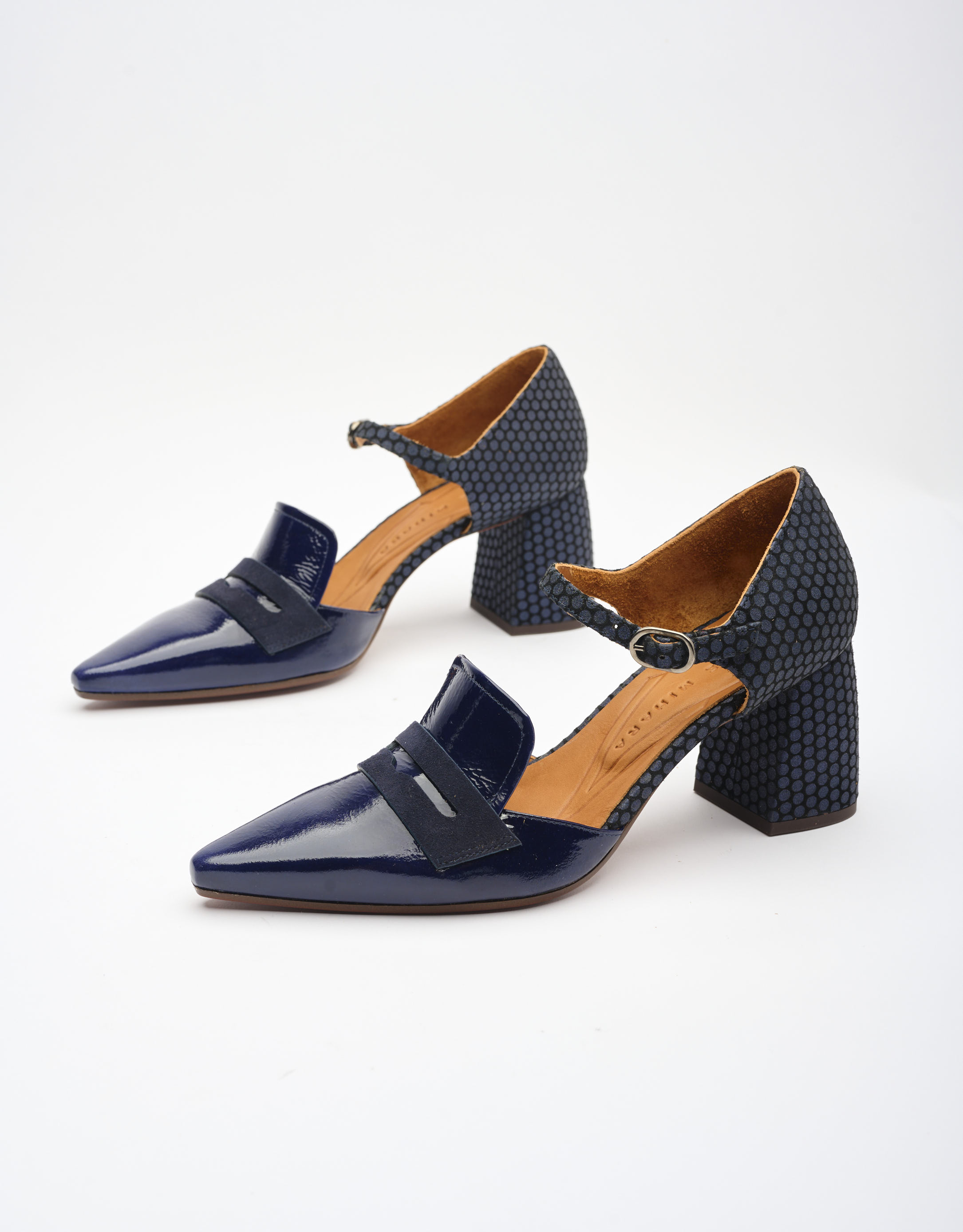 נעלי נשים - Chie Mihara - נעלי עקב ALINEA - כחול3