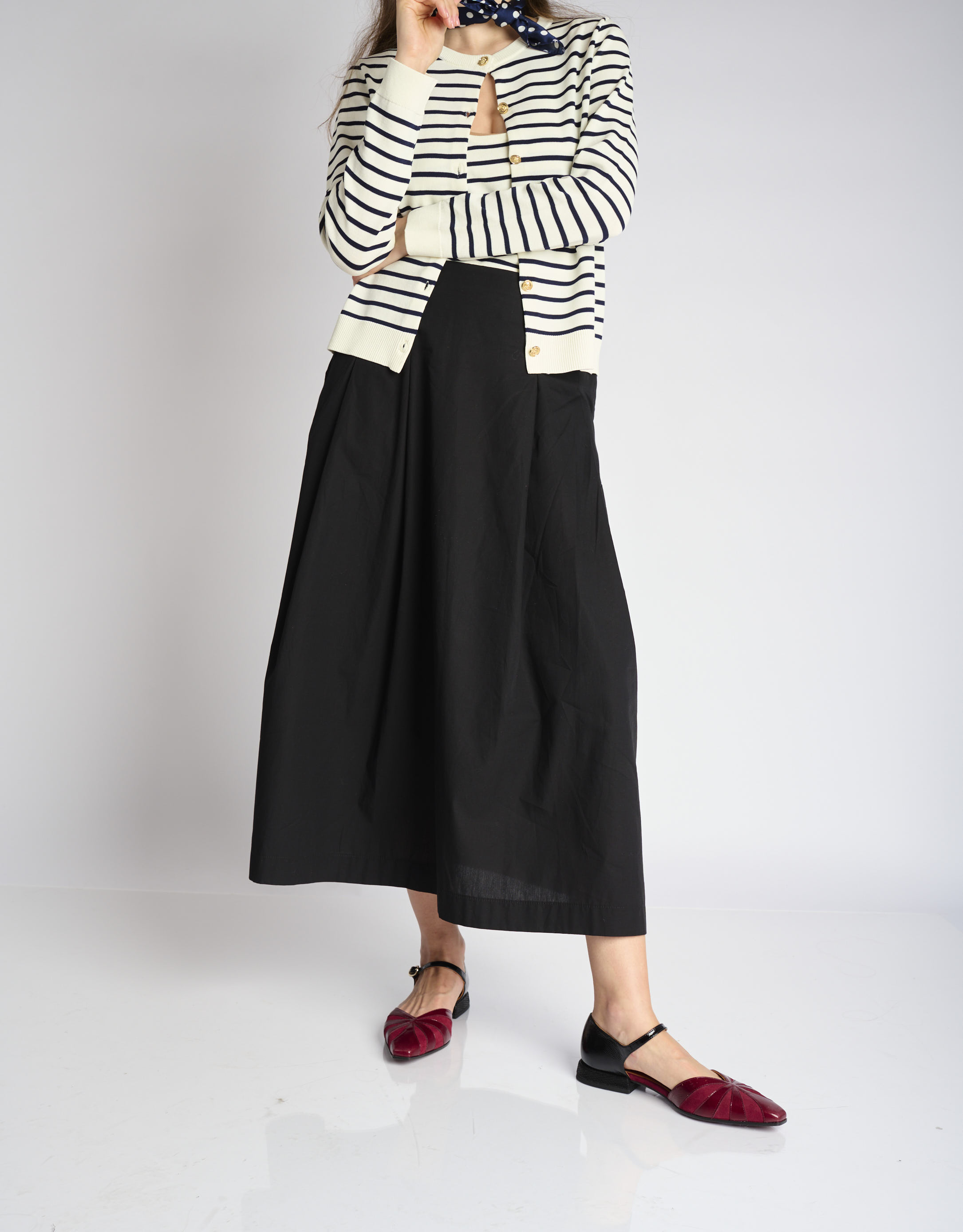 נעלי נשים - Chie Mihara - נעלי סירה שטוחות GASI - בורדו3