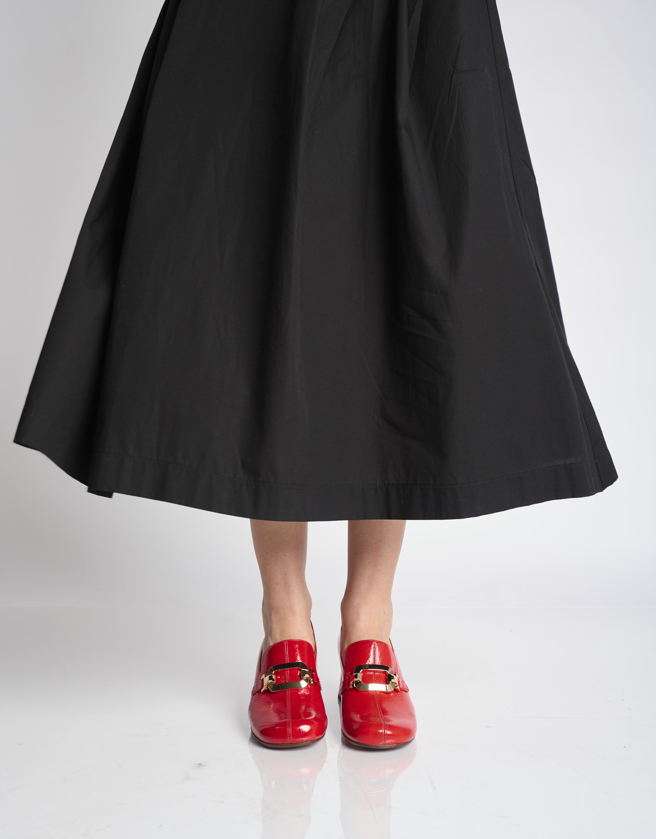 נעלי נשים - Chie Mihara - נעלי מוקסין עם עקב MOIL - אדום1