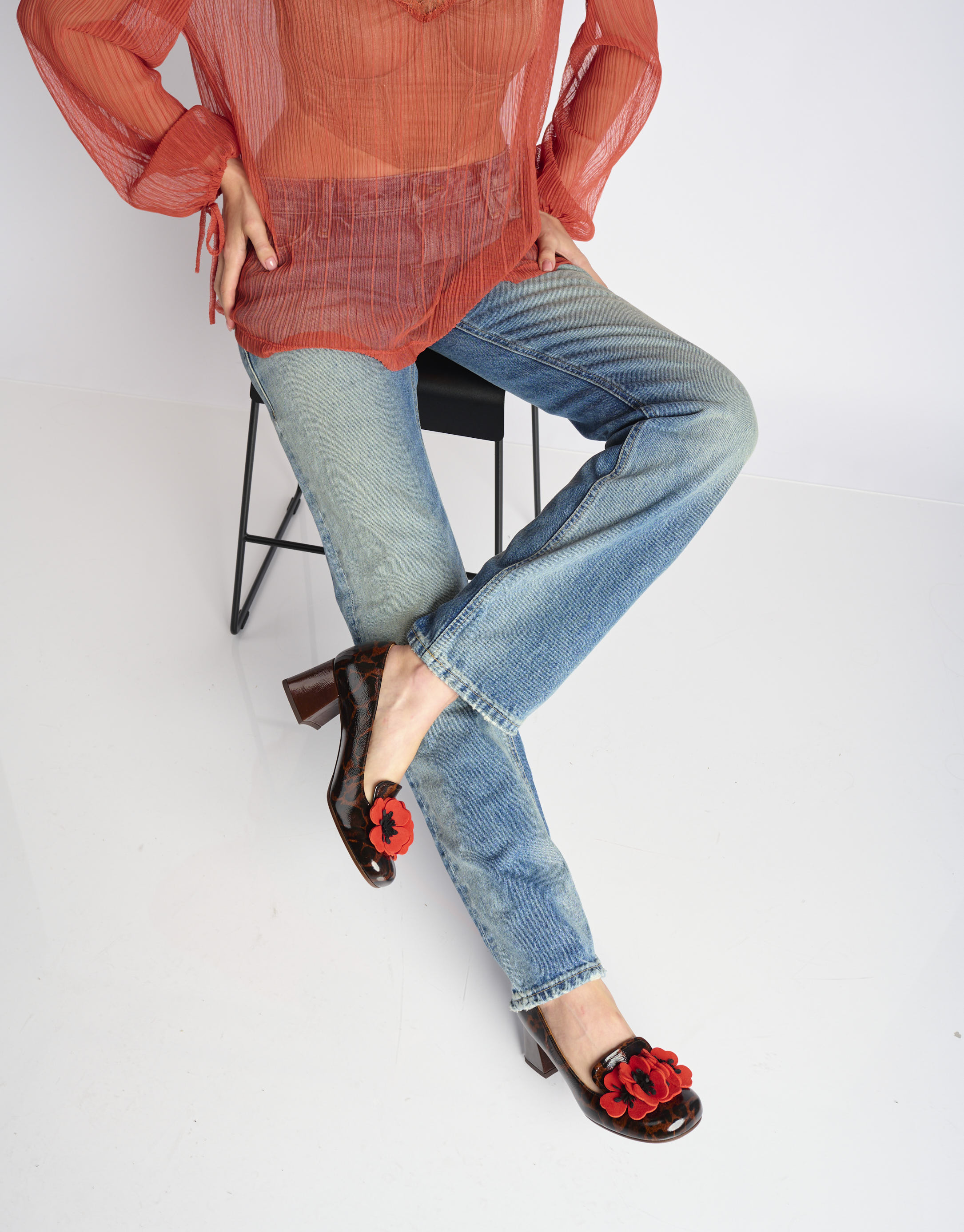 נעלי נשים - Chie Mihara - נעלי עקב MUKAI - נמר2