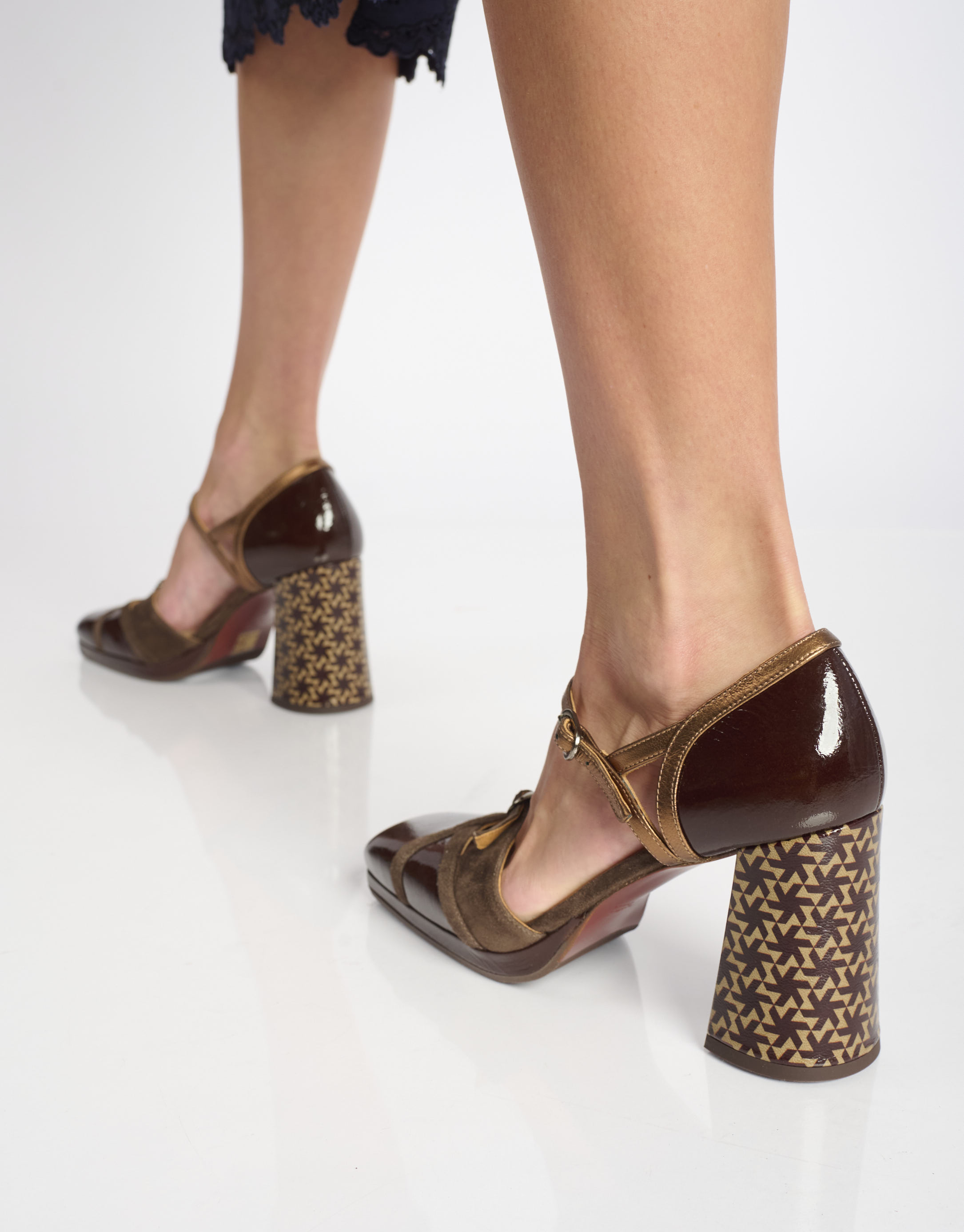 נעלי נשים - Chie Mihara - נעלי עקב XENDI - חום3