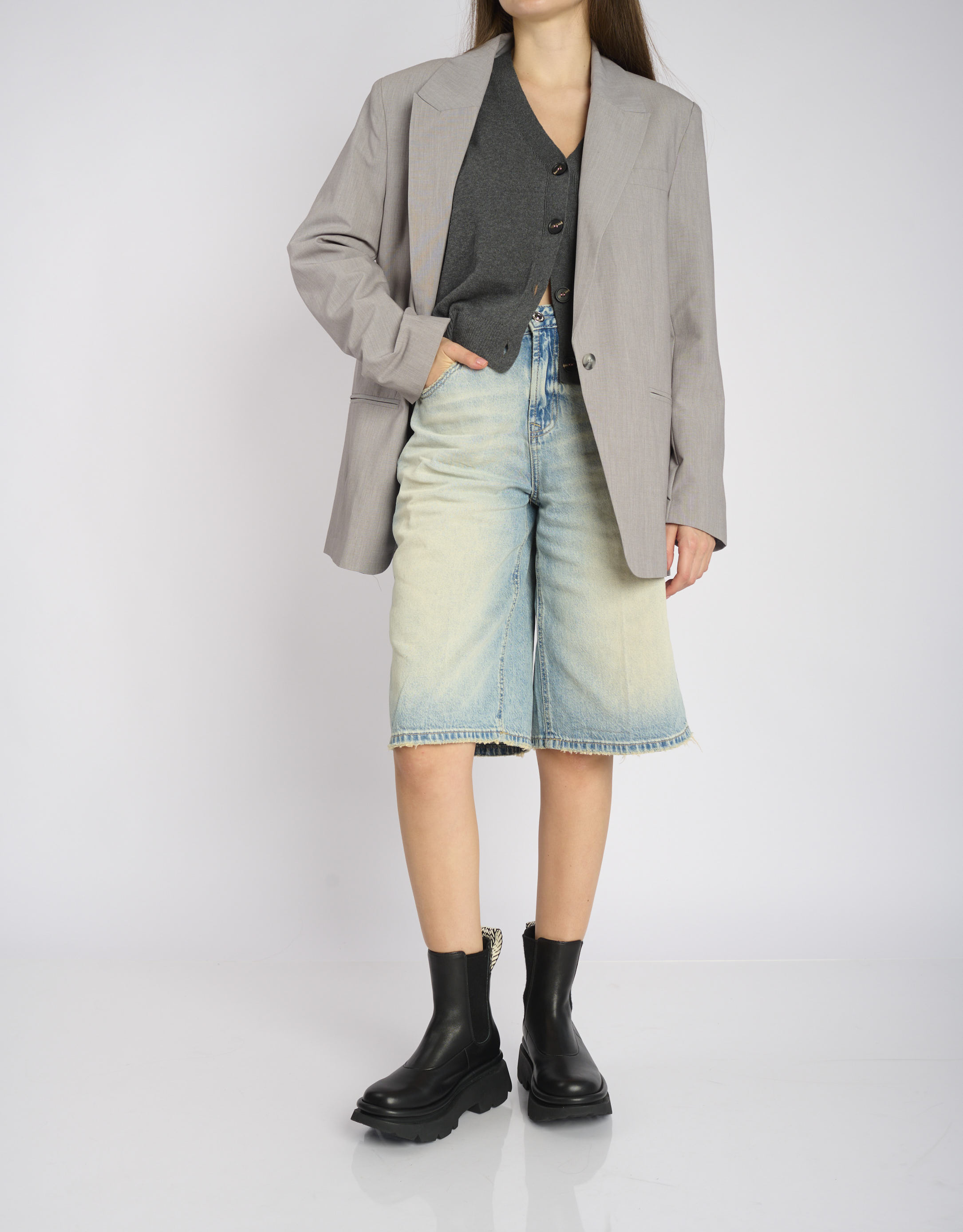 נעלי נשים - 4CCCCEES - מגפוני צ'לסי CRUNCH - שחור2