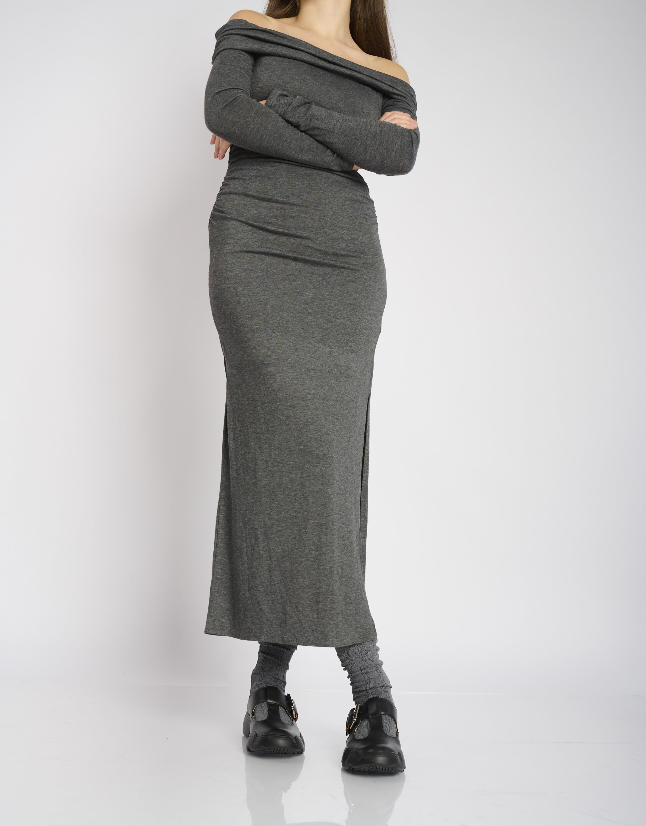 נעלי נשים - 4CCCCEES - נעלי בובה SANHO TIBA - שחור3