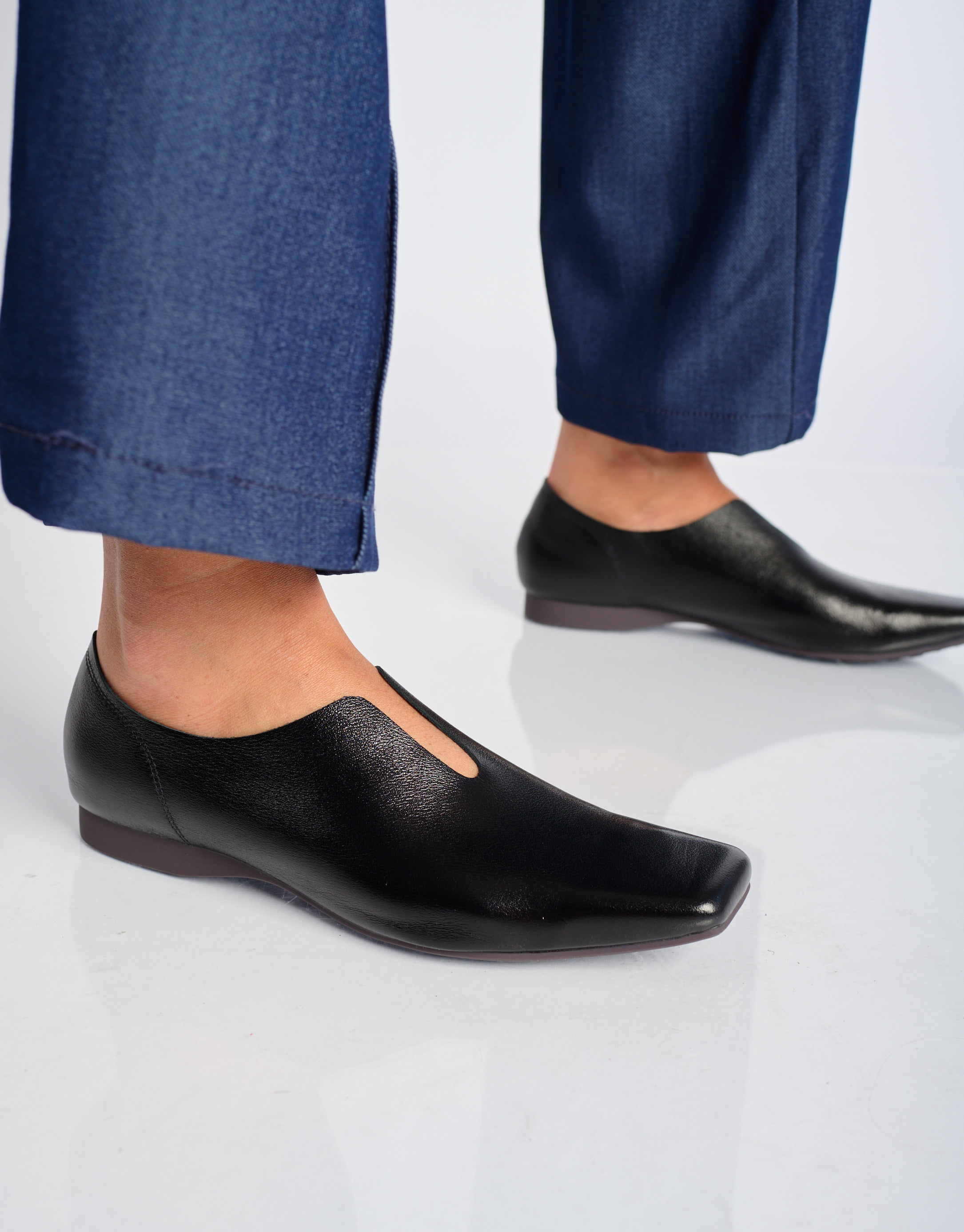 נעלי נשים - Yuko Imanishi - נעליים שטוחות FAN - שחור2