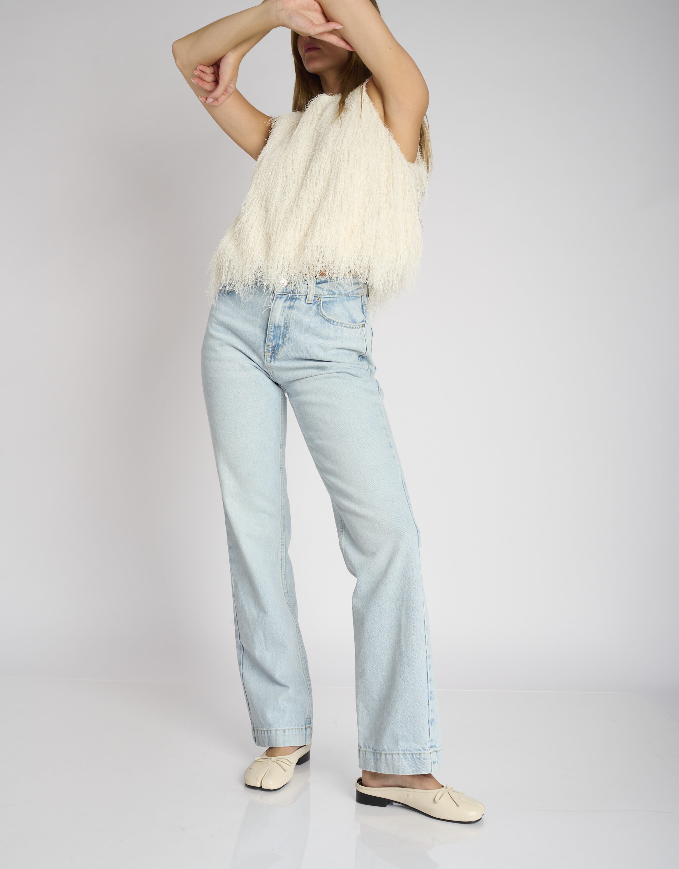 נעלי נשים - Yuko Imanishi - כפכפים שטוחים MINI - אופוויט2