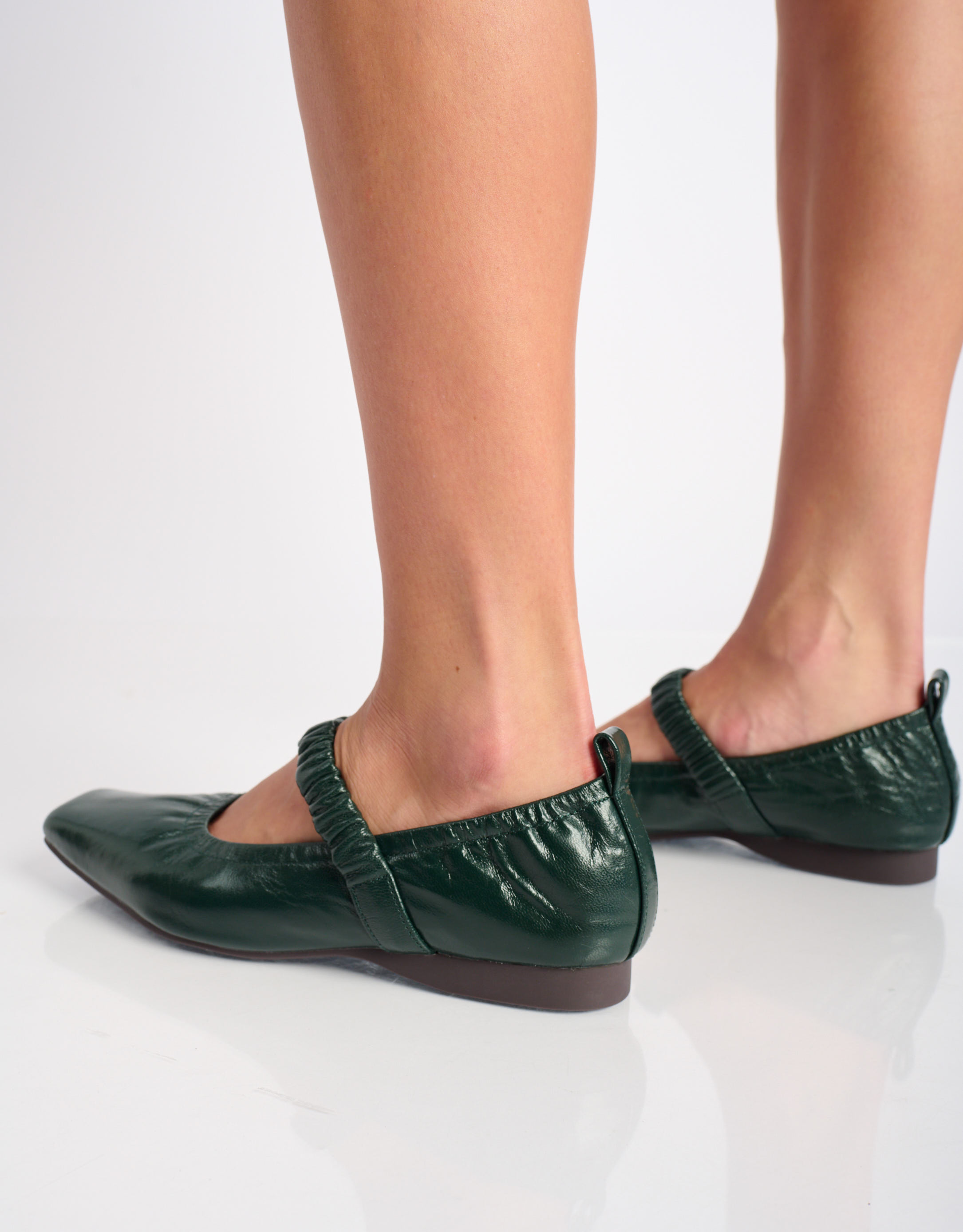 נעלי נשים - Yuko Imanishi - נעלי בובה שטוחות MAA - ירוק4