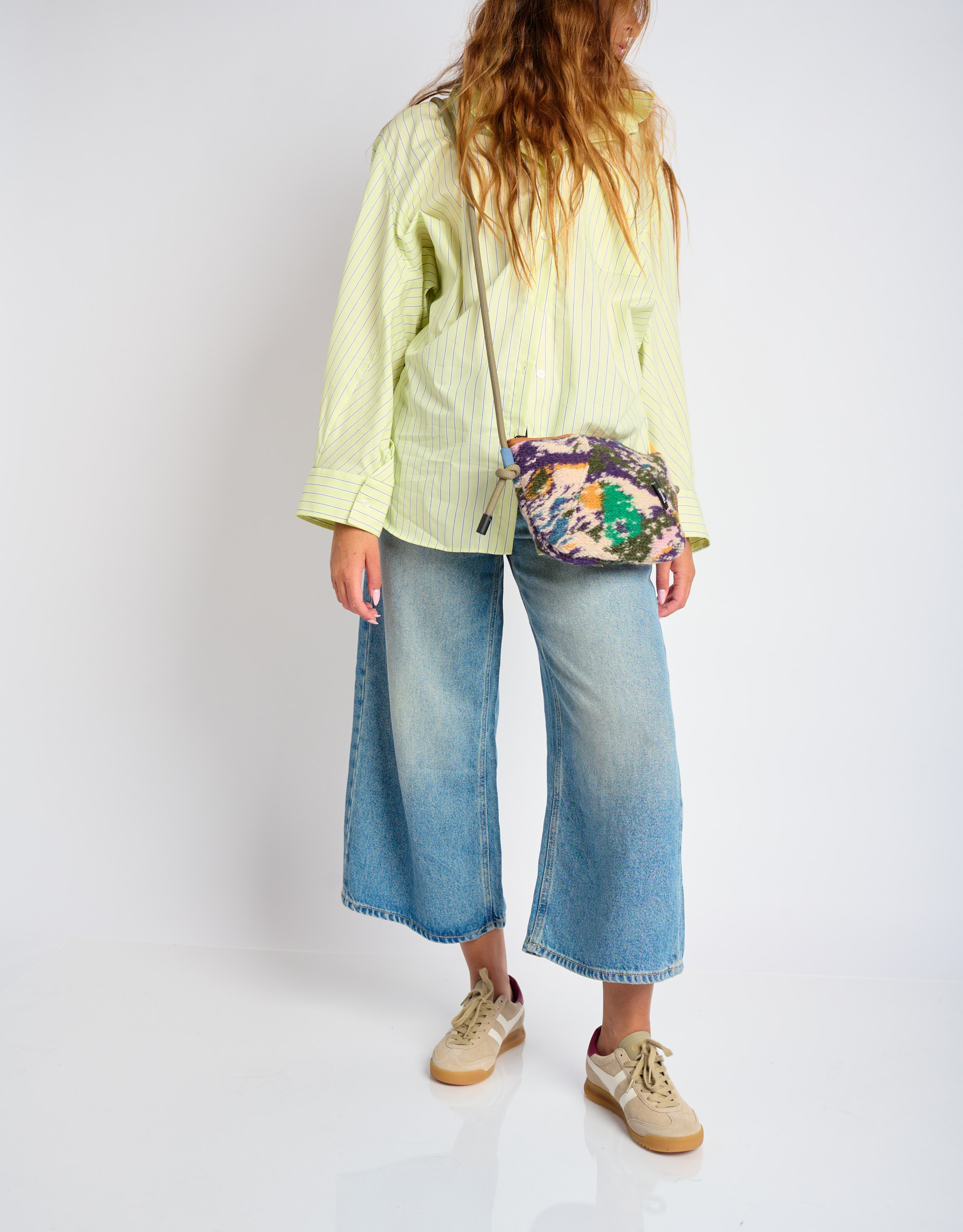 נעלי נשים - Flower Mountain - תיק צד POCKET FM - סגול   ירוק4