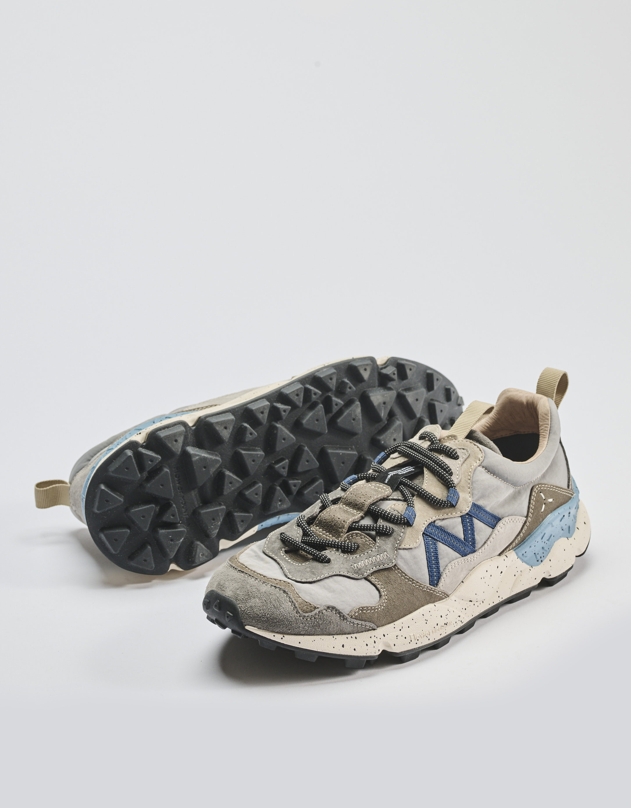 נעלי גברים - Flower Mountain - סניקרס LENZAN - אפור2